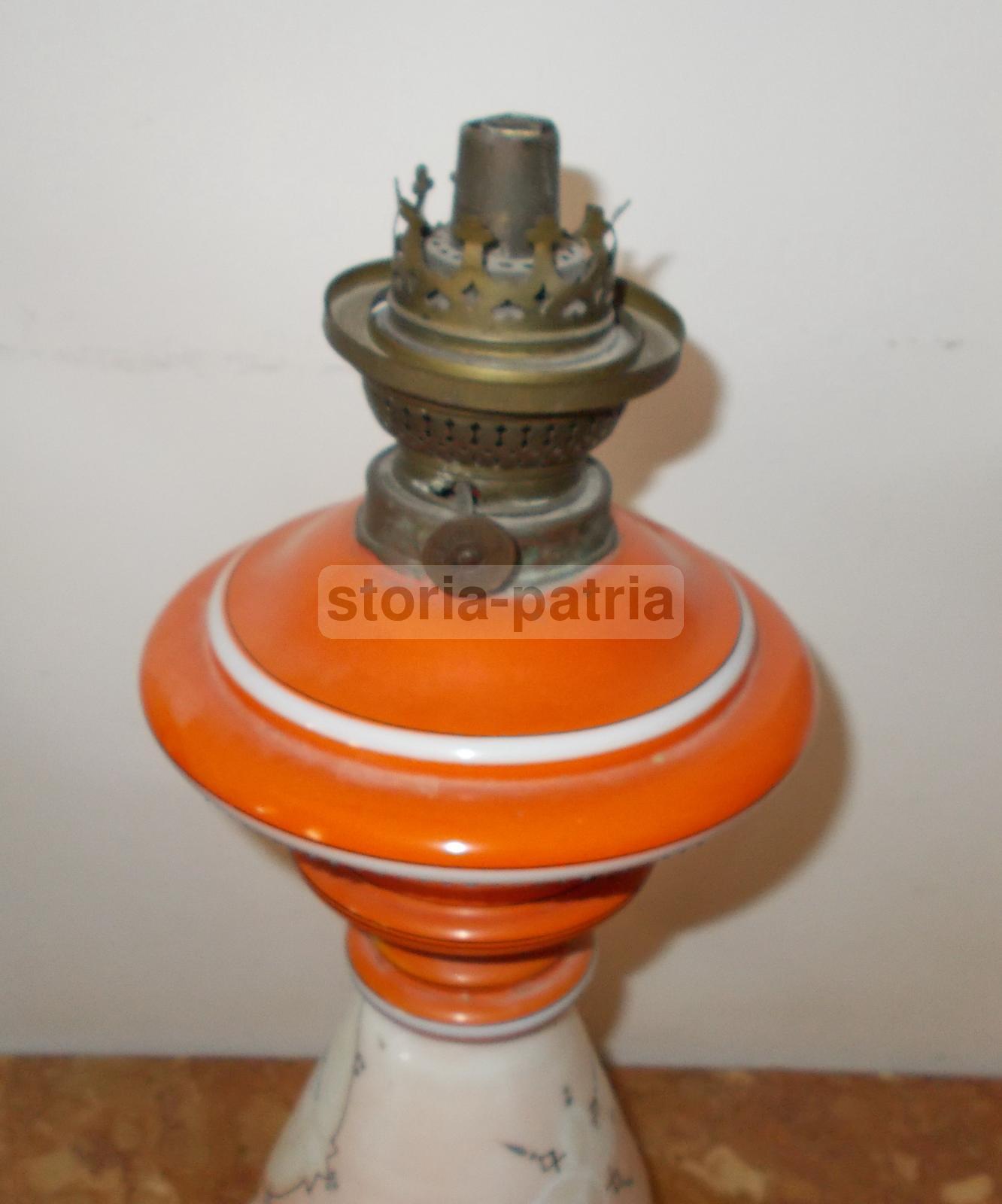Antica Lampada, Decorativi Motivi Neoclassici, Allegoria Della Musica, A Petrolio immagine 9