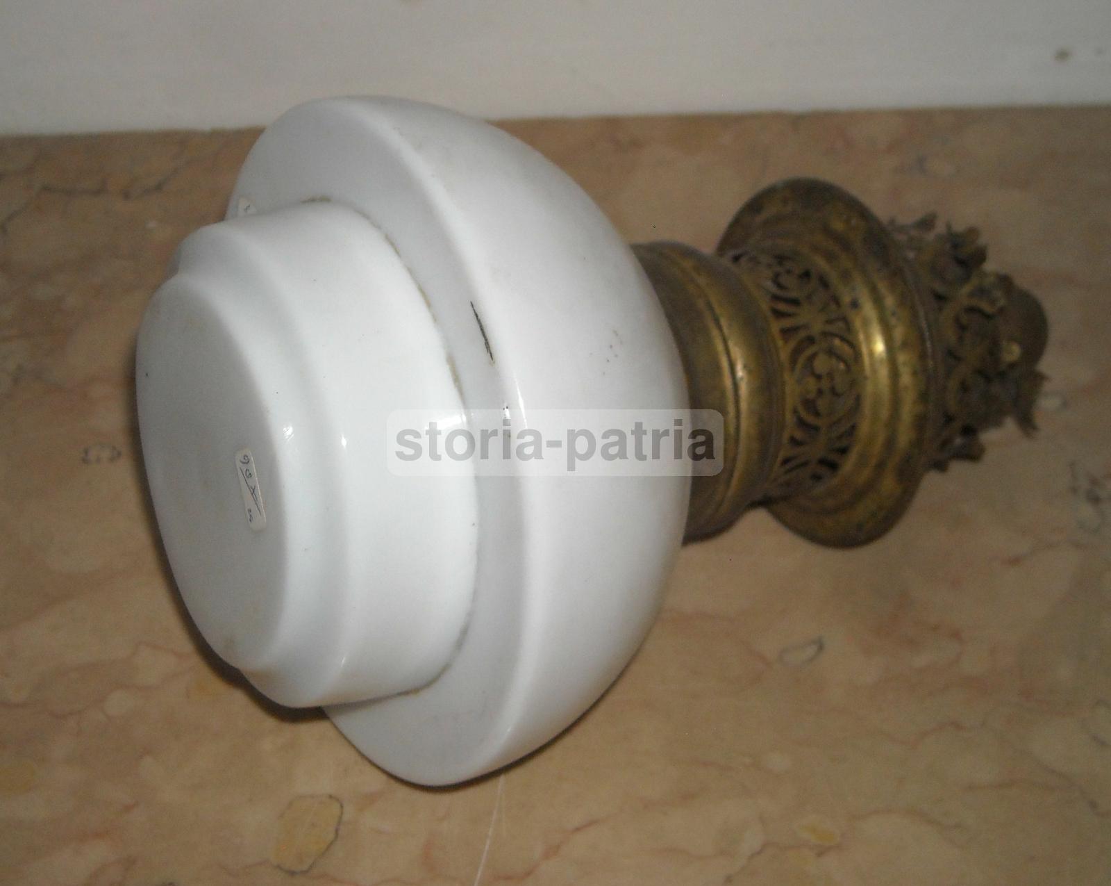 Antica Lampada, Vetro Opaline Bianco, Lume Da Collezione, d'Epoca, Ditmar, Vienna immagine 11