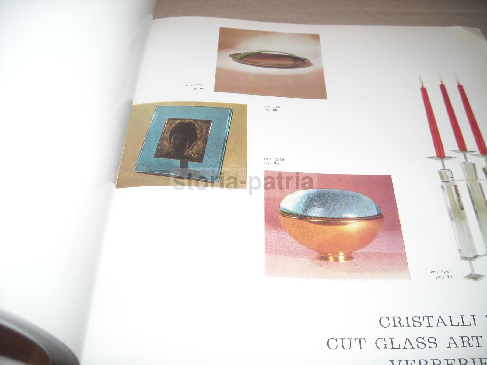 Arte Vetraria, Vetro, Vetri Artistici, Lampade, Cristalli, Fontana Arte, Raro Catalogo immagine 13