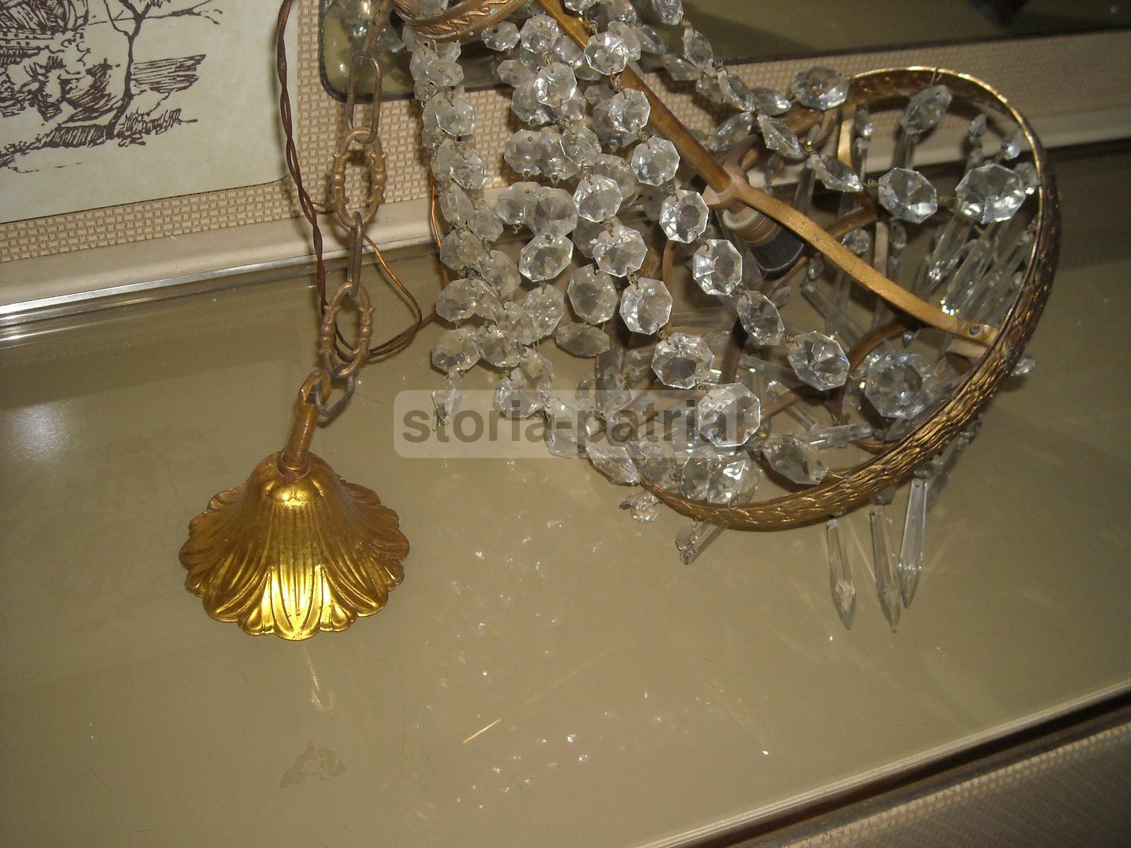 Decorativo Lampadario, Elegante, Utile Per Qualsiasi Ambiente, Struttura Con Vetri immagine 5