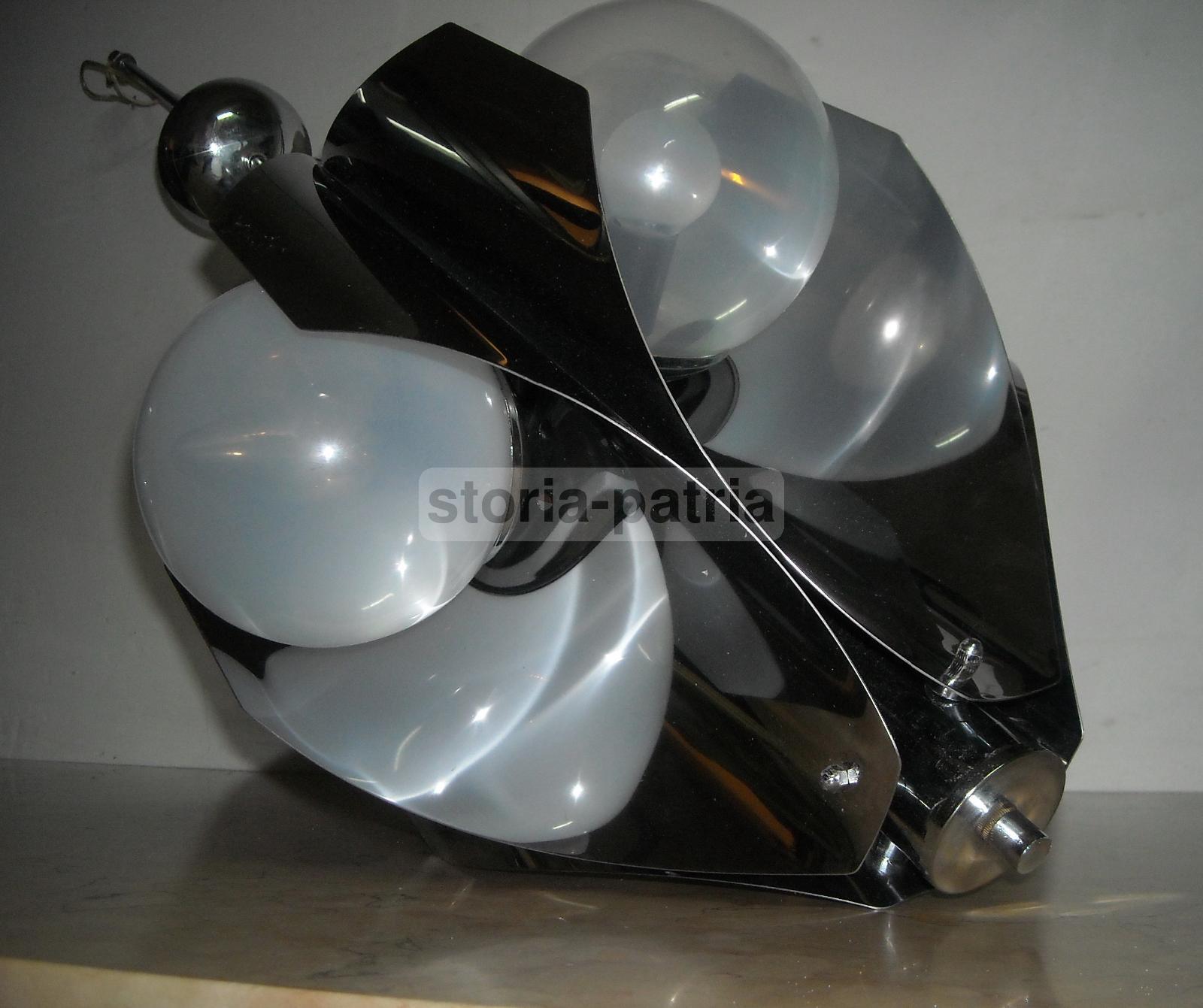 Design, Modernariato, Inusuale Lampadario d'Epoca, Decorativo, Da Collezione, Utile immagine 7