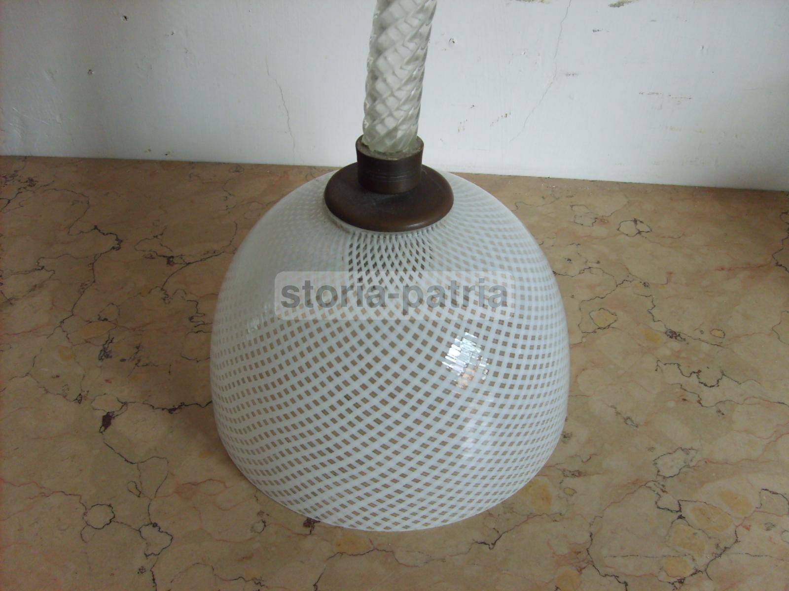 Design, Modernariato, Lampadario Sospensione, Decorativo Complemento Darredo, Vetro immagine 5
