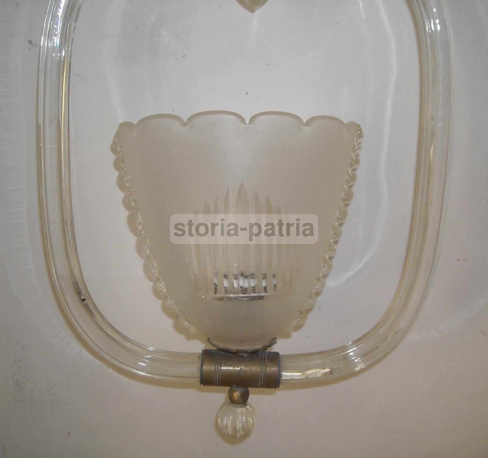Design, Modernariato, Vetro, Lampadario Sospensione, Decorativo Complemento Darredo immagine 6