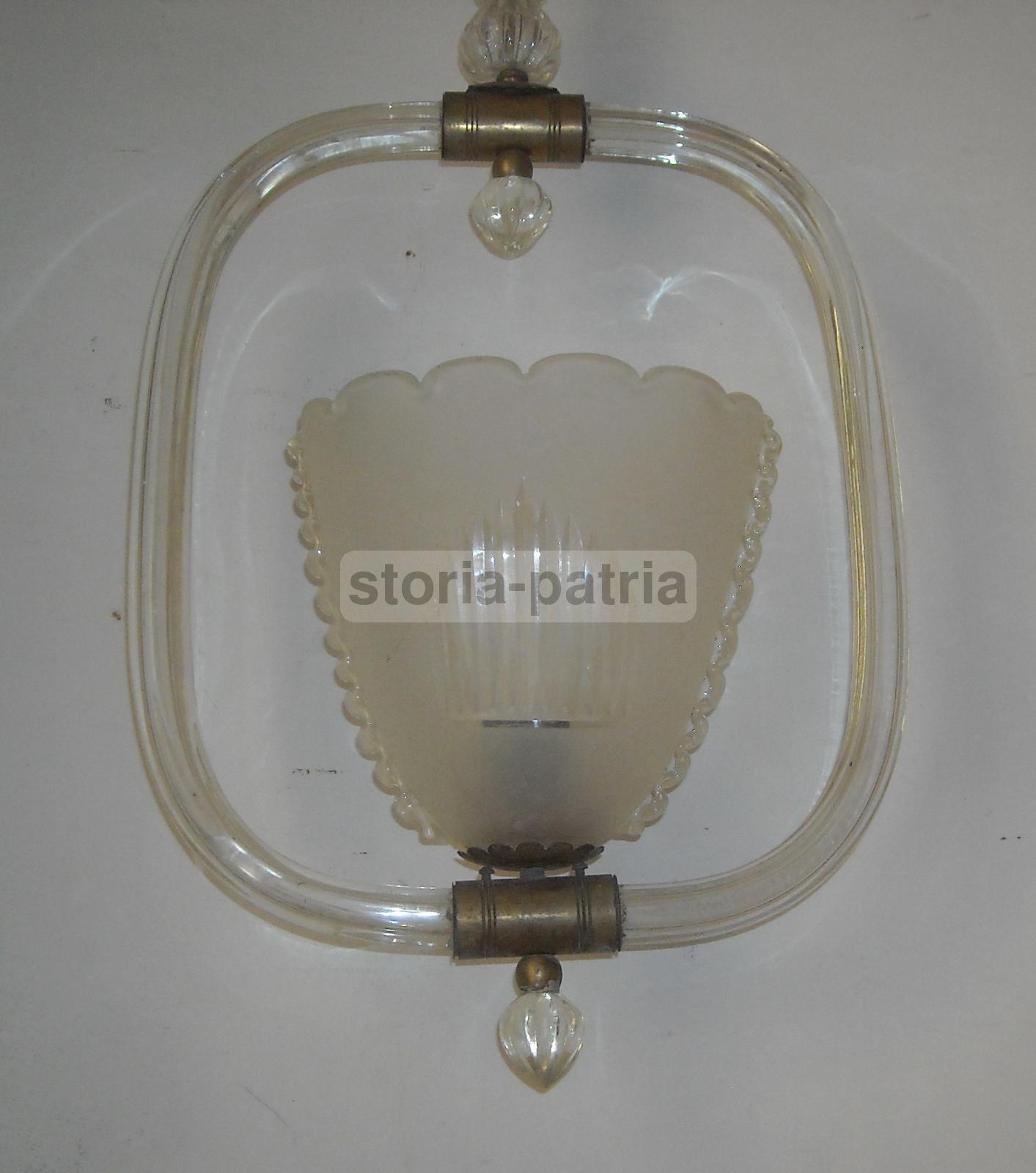 Design, Modernariato, Vetro, Lampadario Sospensione, Decorativo Complemento Darredo immagine 10