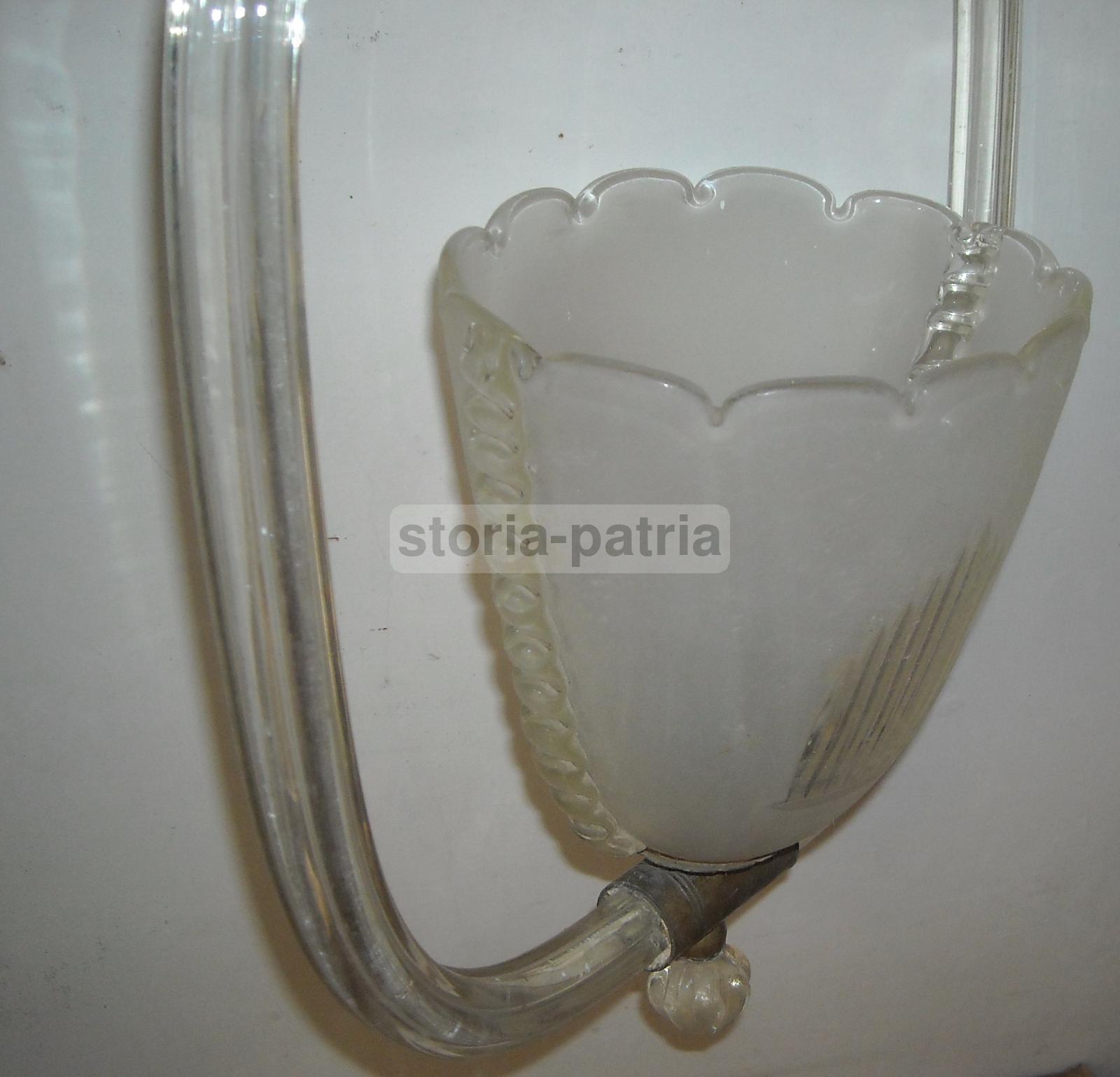 Design, Modernariato, Vetro, Lampadario Sospensione, Decorativo Complemento Darredo immagine 12