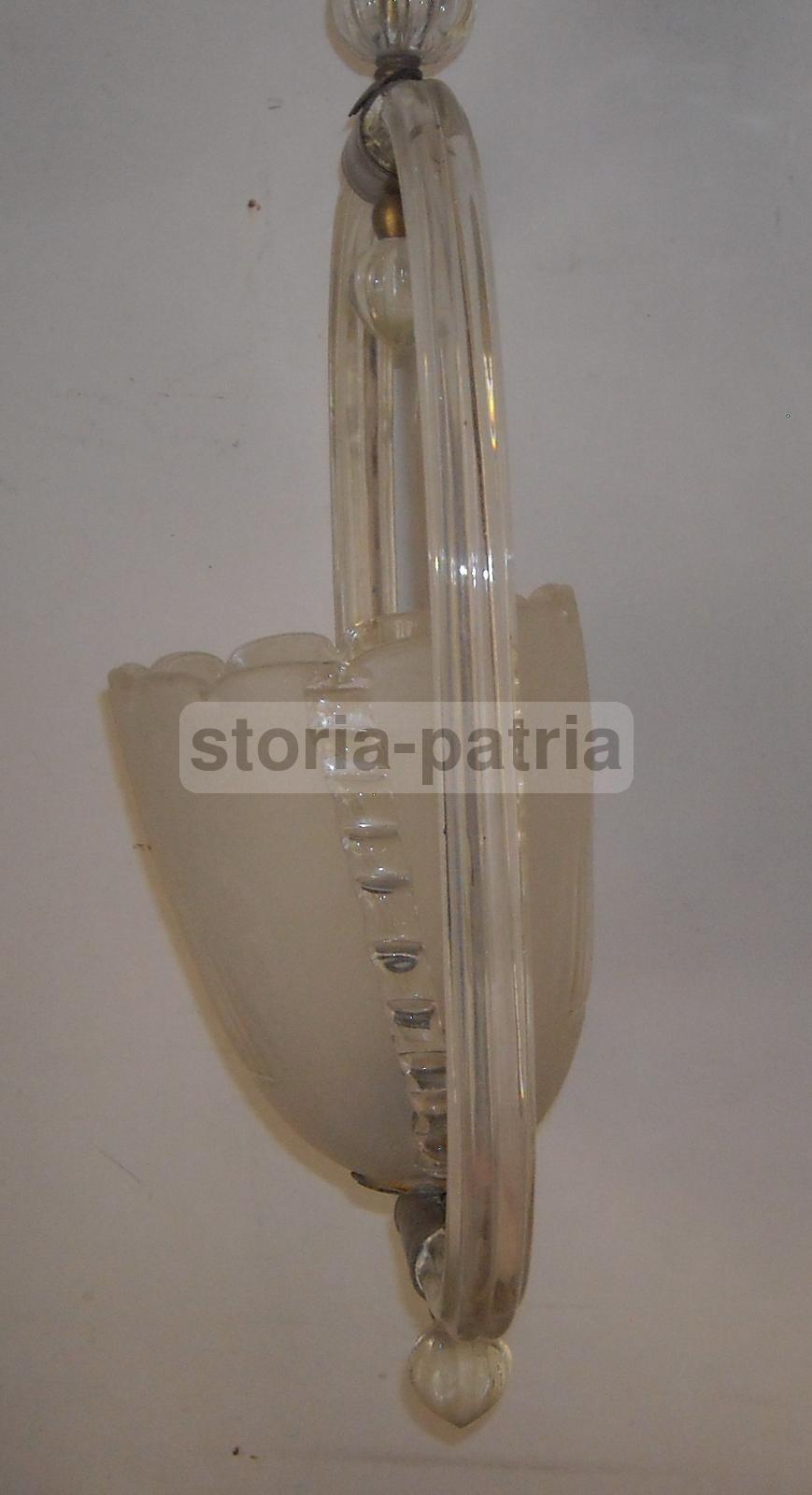 Design, Modernariato, Vetro, Lampadario Sospensione, Decorativo Complemento Darredo immagine 14