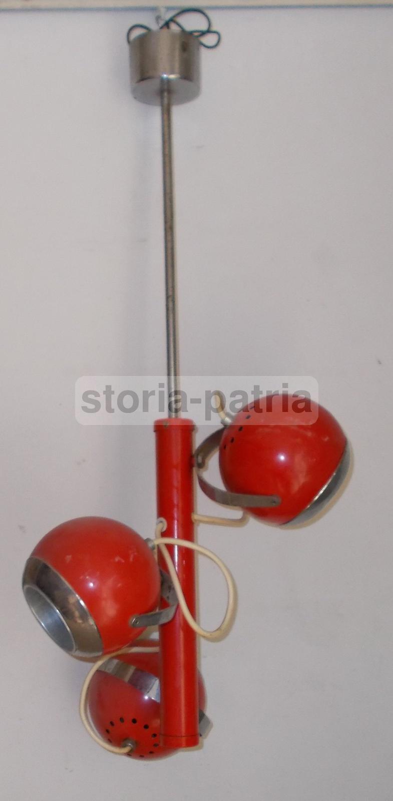 Inusuale Artistica Lampada, Modernariato, Design, Decorativo Lampadario d'Epoca immagine 9