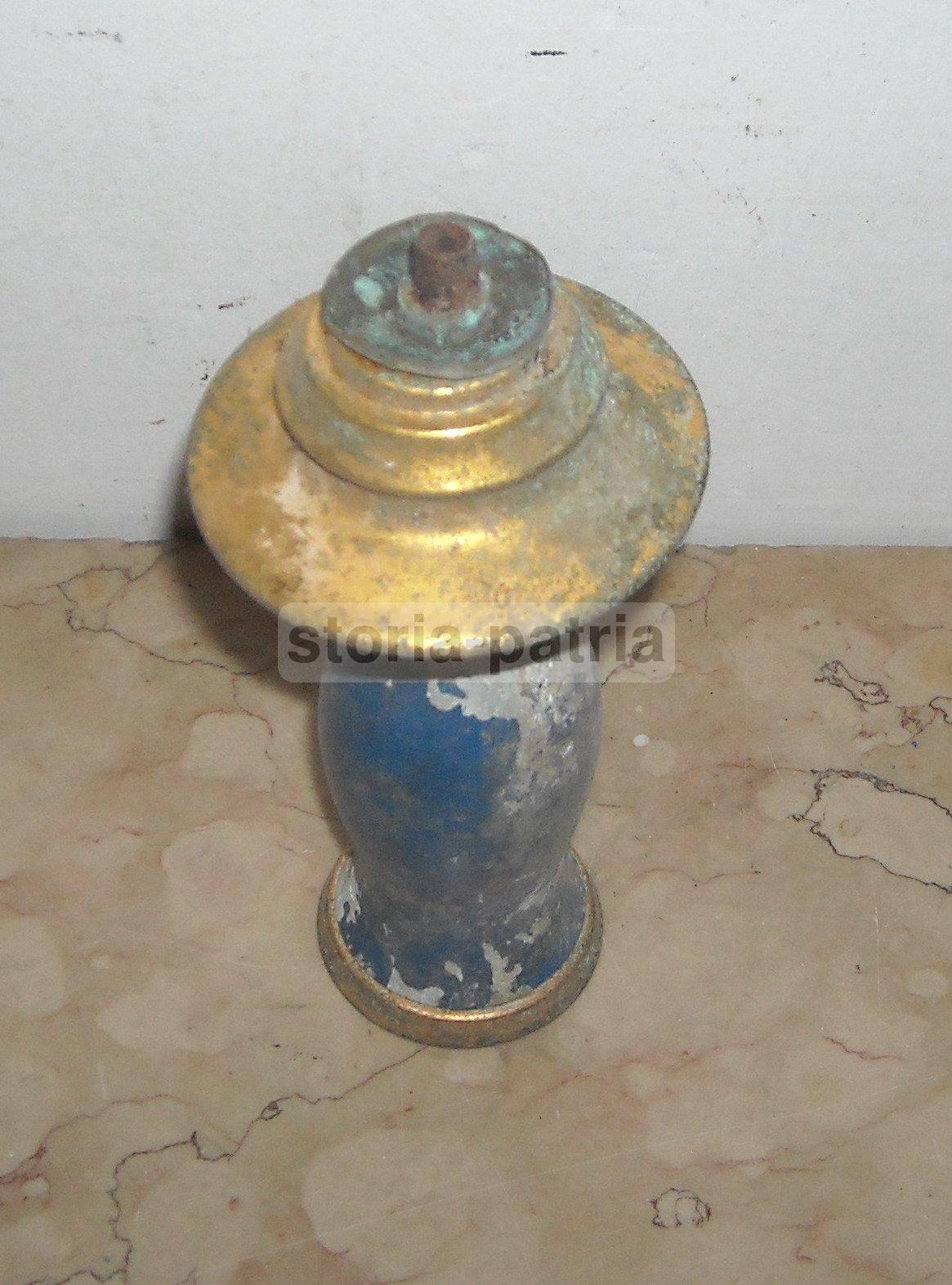 Inusuale Decorativo Portalampada, Pregevole Laccatura E Doratura, Utile Accessorio immagine 4