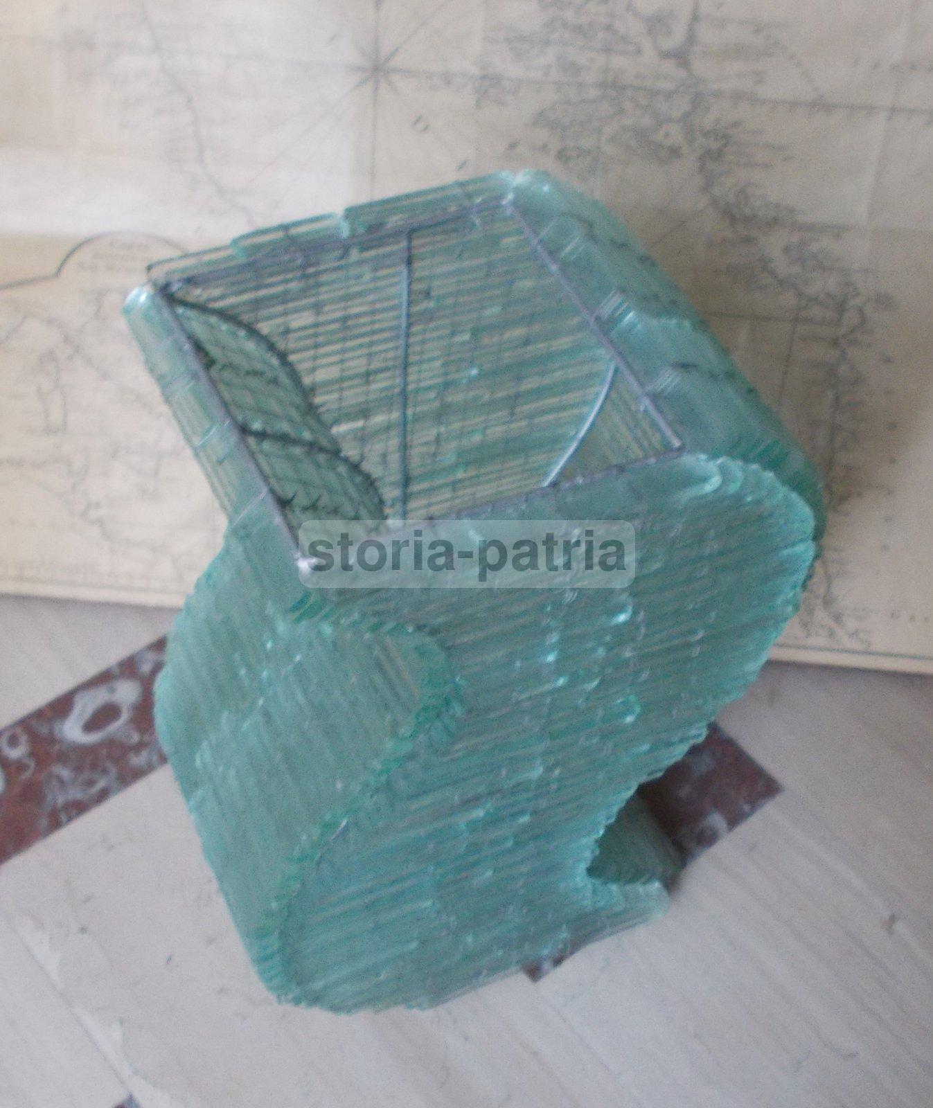 Modernariato, Design, Arti Decorative, Lampada, Inusuale Assemblaggio Di Vetri, Utile immagine 2