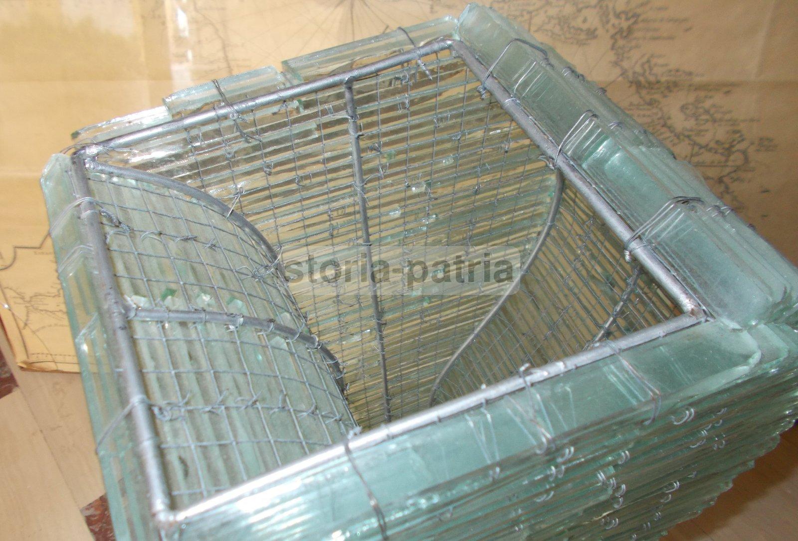 Modernariato, Design, Arti Decorative, Lampada, Inusuale Assemblaggio Di Vetri, Utile immagine 9