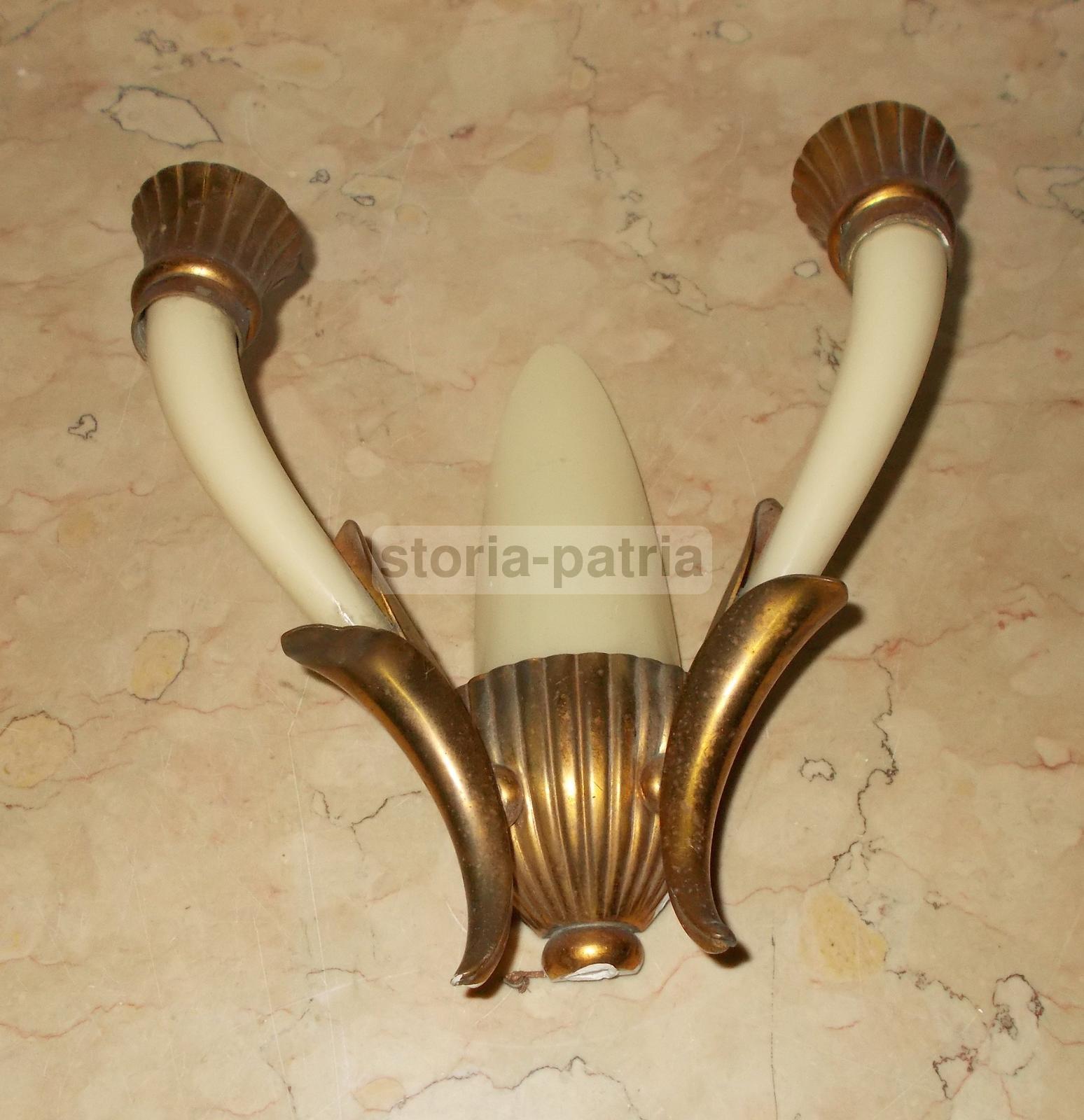 Modernariato, Design, Bella E Decorativa Applique, Lampada Da Collezione, Era Ponti immagine 1