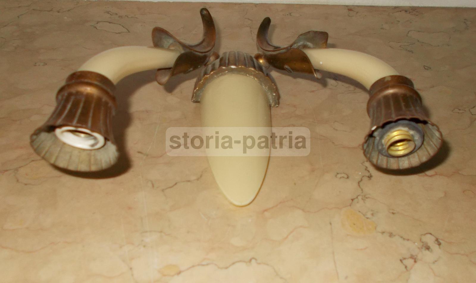 Modernariato, Design, Bella E Decorativa Applique, Lampada Da Collezione, Era Ponti immagine 3
