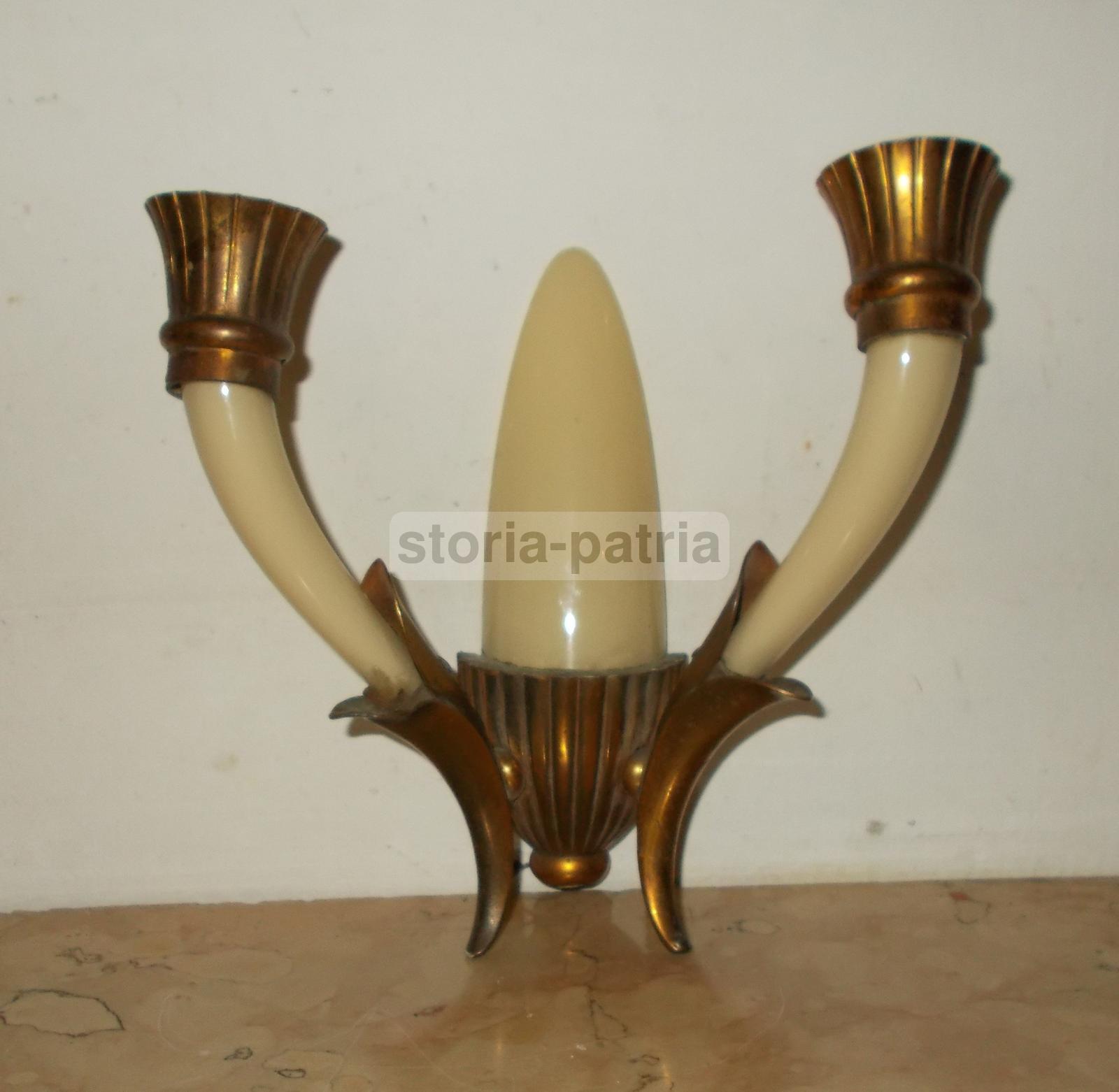 Modernariato, Design, Bella E Decorativa Applique, Lampada Da Collezione, Era Ponti immagine 6