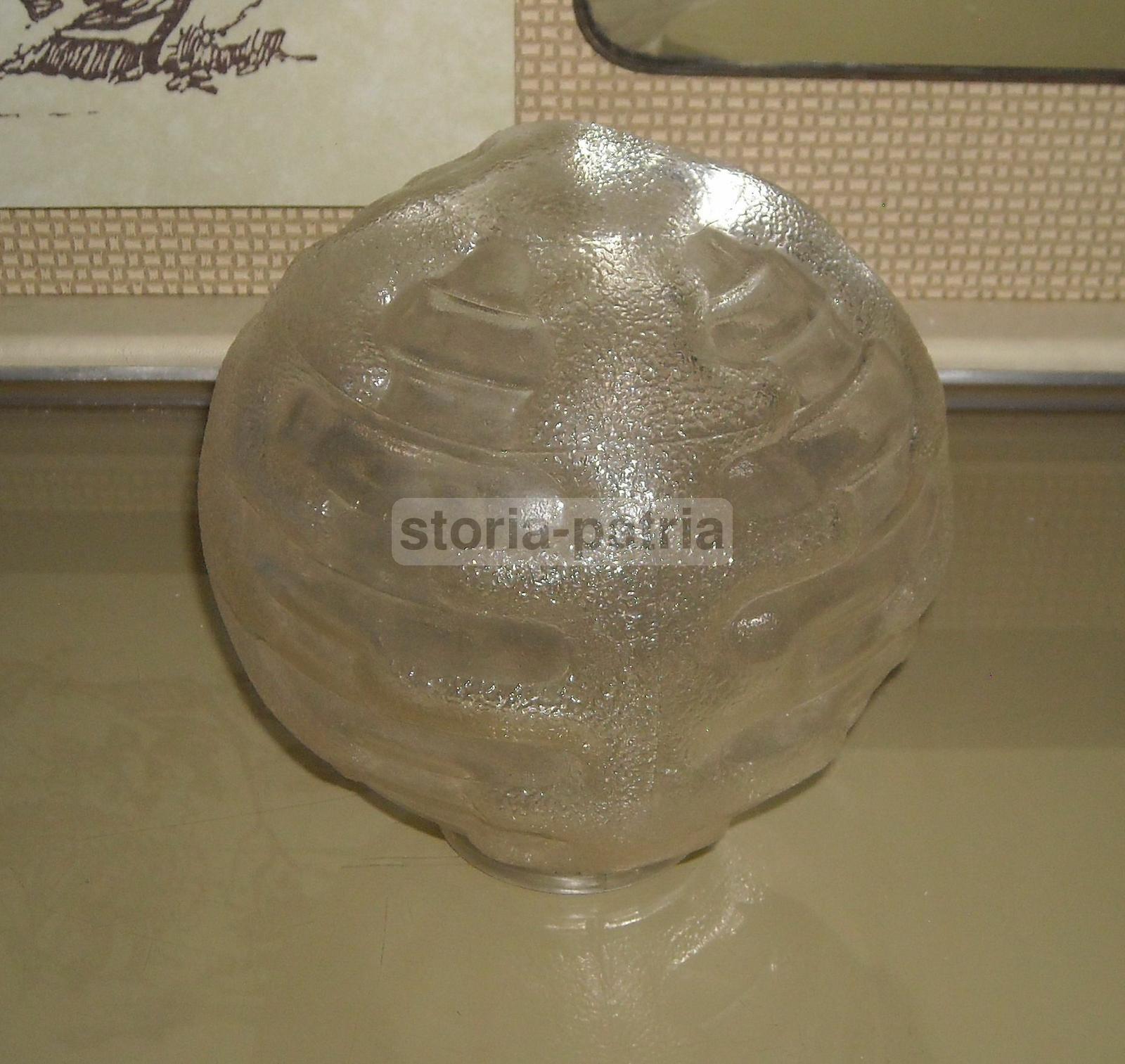 Modernariato, Design, Coppa Per Lampada, Inusuale Modellato, Vetro Da Collezione immagine 1