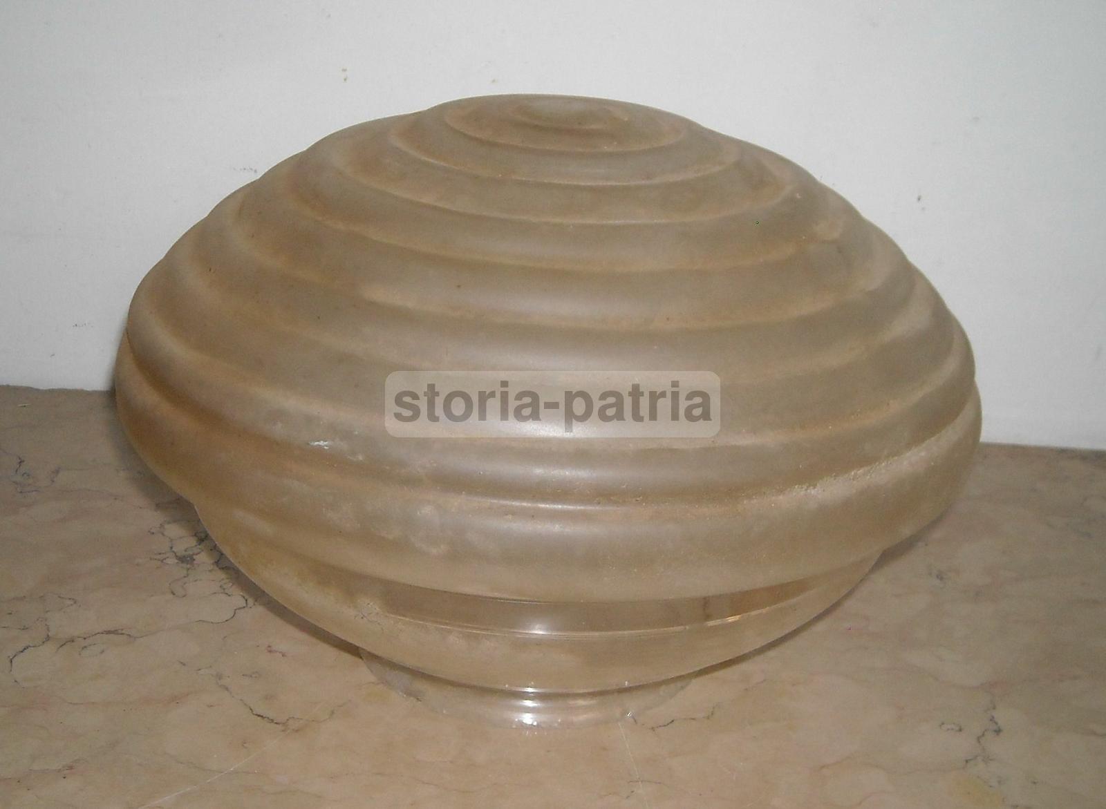 Modernariato, Design, Coppa Per Lampada O Lampadario, Vetro d'Epoca, Utilissima, Gbm immagine 1