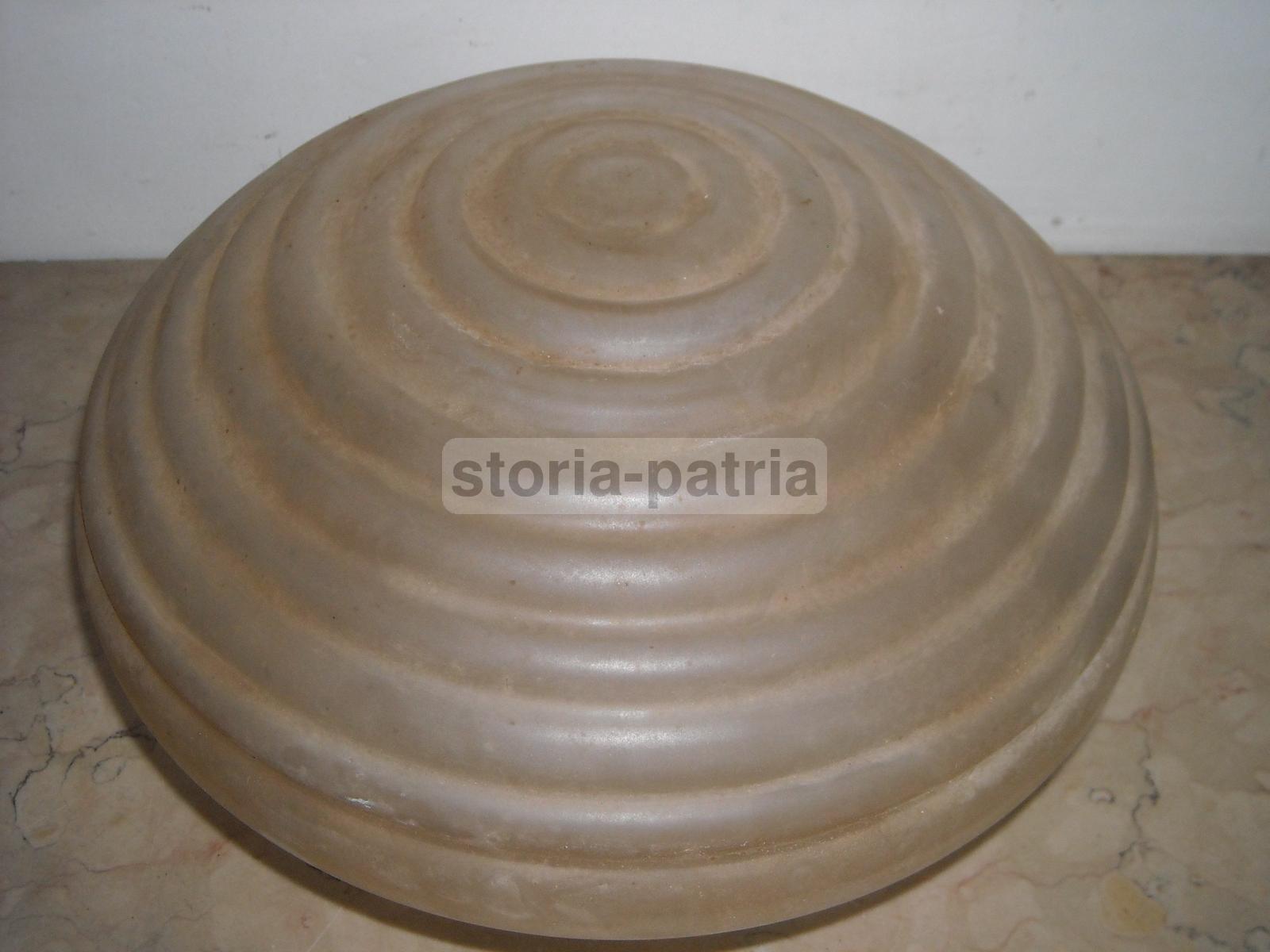 Modernariato, Design, Coppa Per Lampada O Lampadario, Vetro d'Epoca, Utilissima, Gbm immagine 2