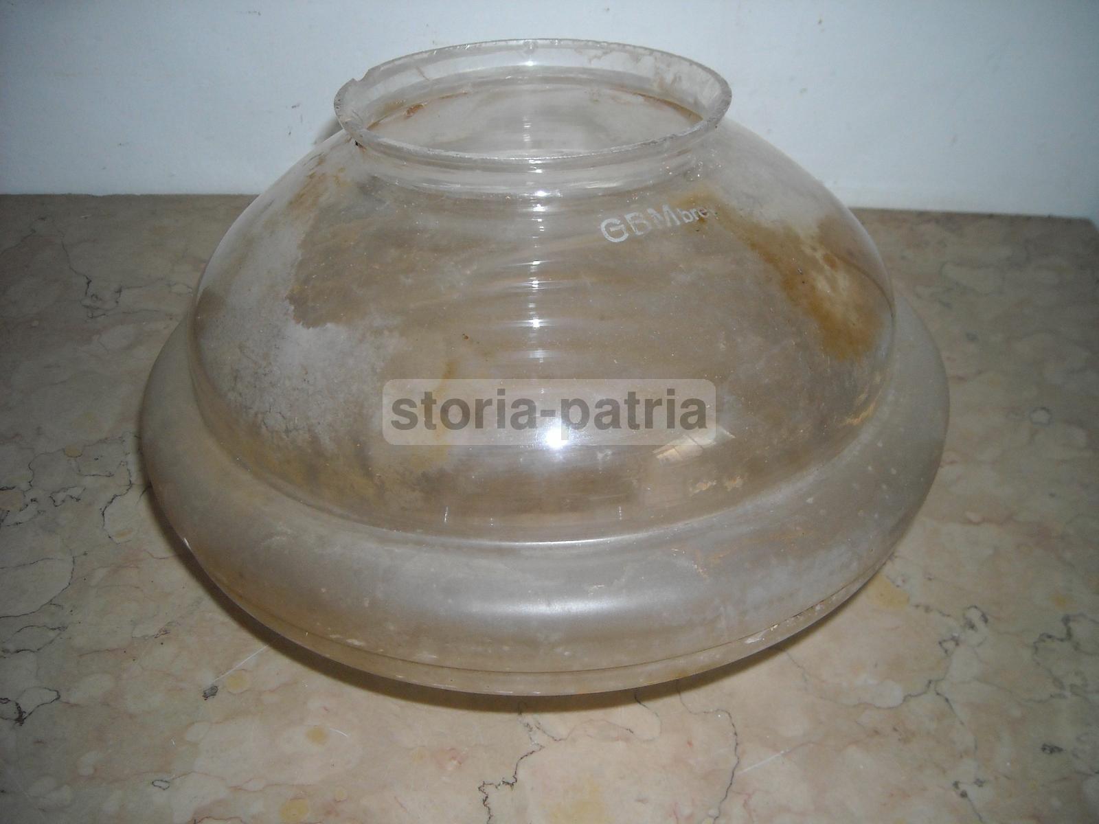 Modernariato, Design, Coppa Per Lampada O Lampadario, Vetro d'Epoca, Utilissima, Gbm immagine 5