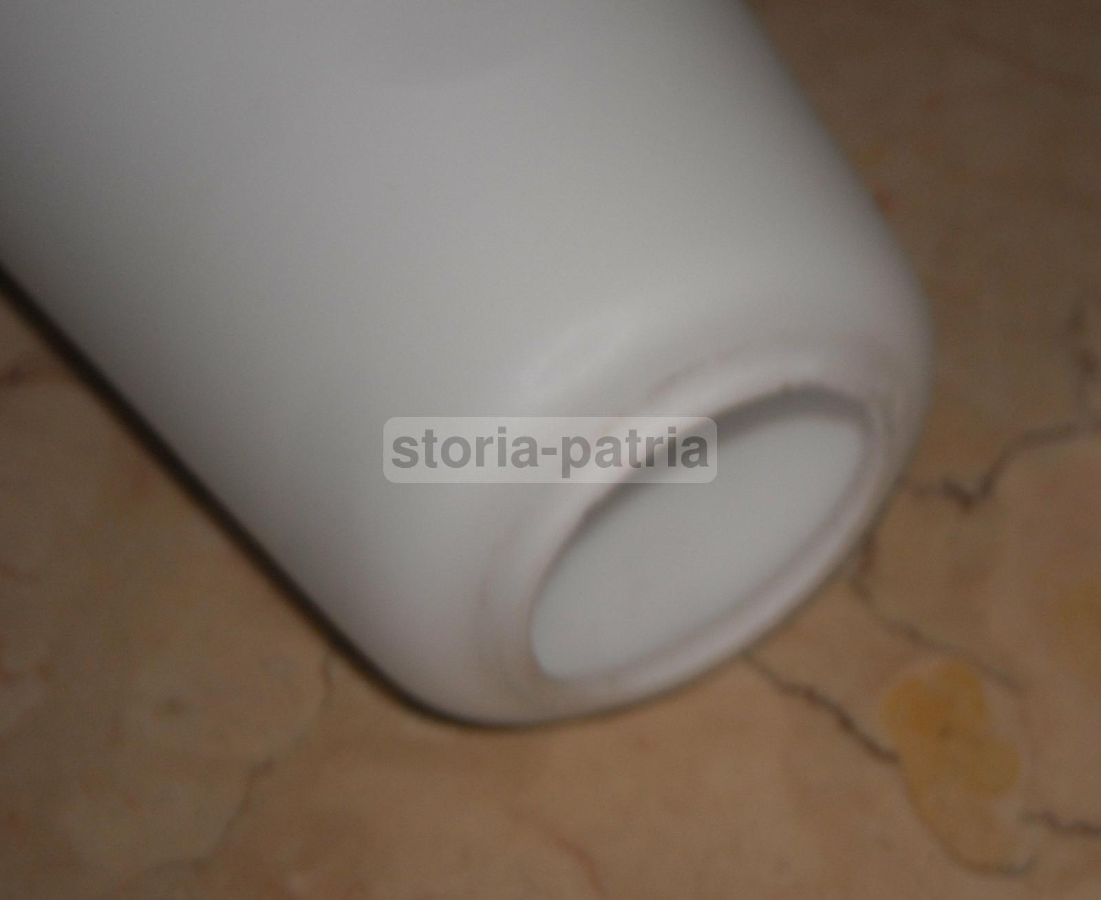 Modernariato, Design, Coppa Per Lampada, Vetro d'Epoca, Utile, Opalescente, Bianca immagine 1