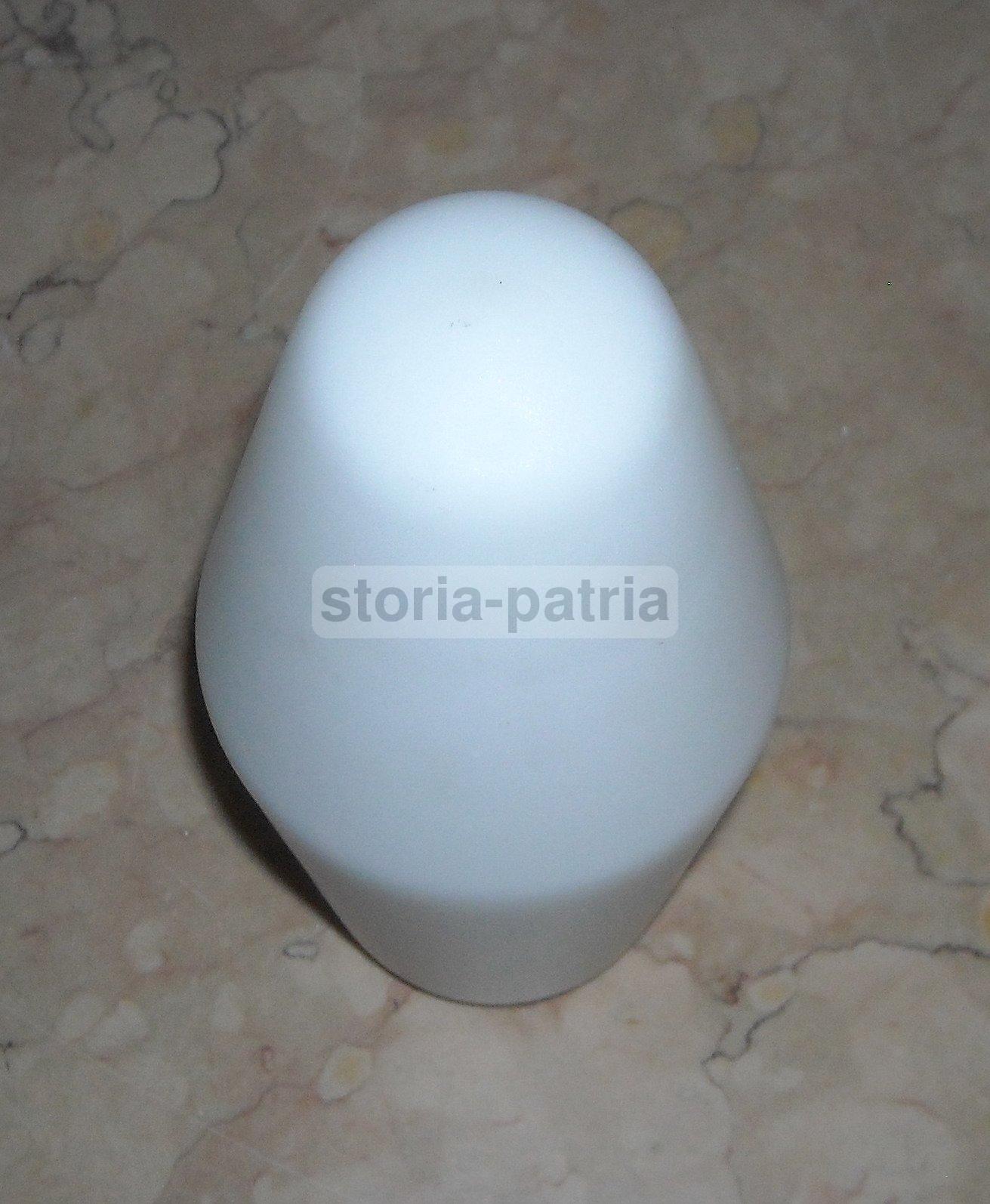 Modernariato, Design, Coppa Per Lampada, Vetro d'Epoca, Utile, Opalescente, Bianca immagine 3