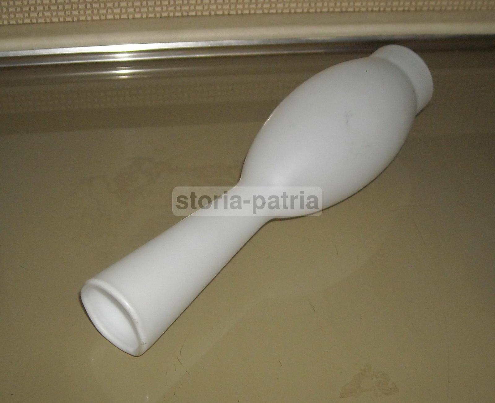 Modernariato, Design, Coppa Per Lampada, Vetro d'Epoca, Utilissima, Forma Inusuale immagine 2