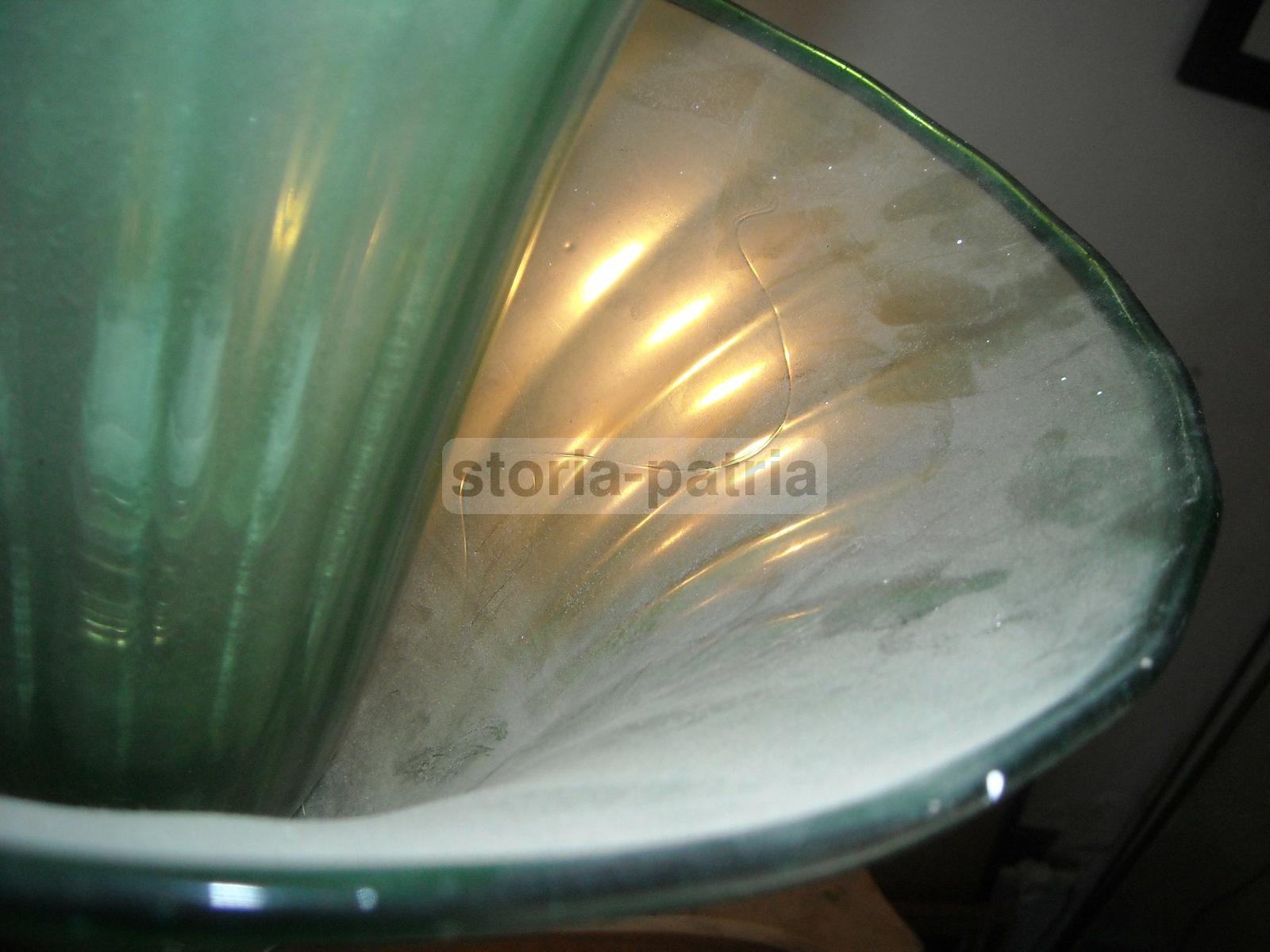 Modernariato, Design, Decorativa Lampada d'Epoca, Piantana In Vetro, Murano, Art Deco immagine 7