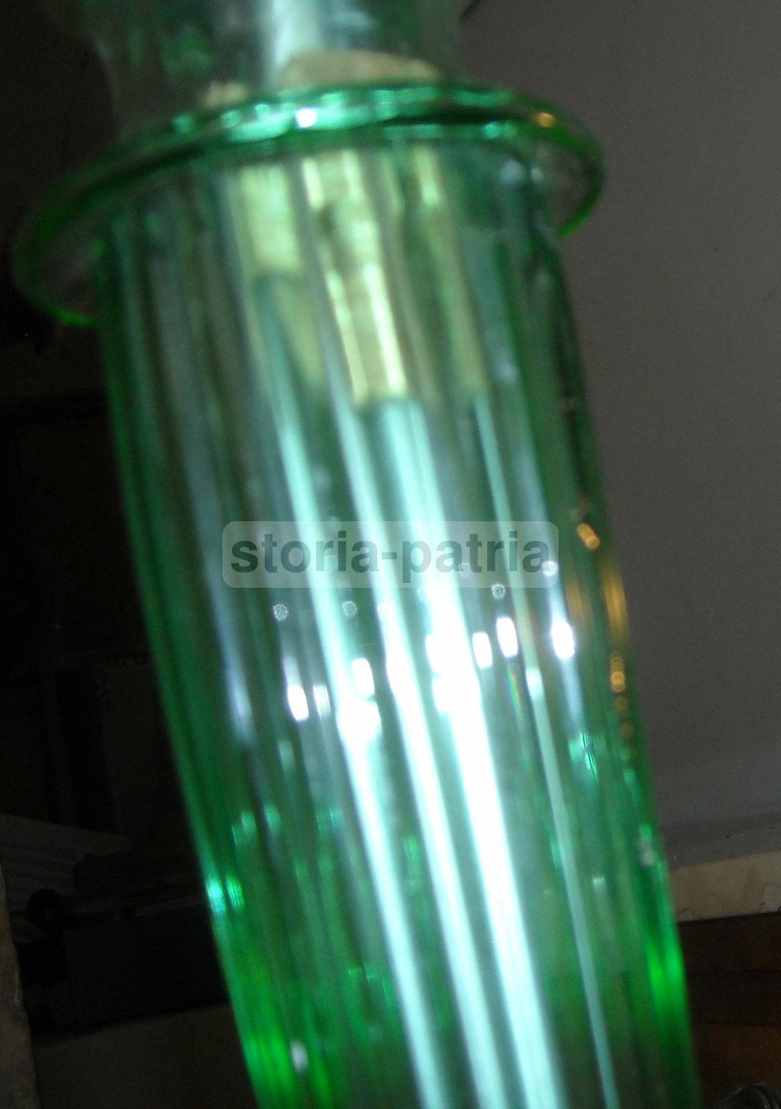 Modernariato, Design, Decorativa Lampada d'Epoca, Piantana In Vetro, Murano, Art Deco immagine 10