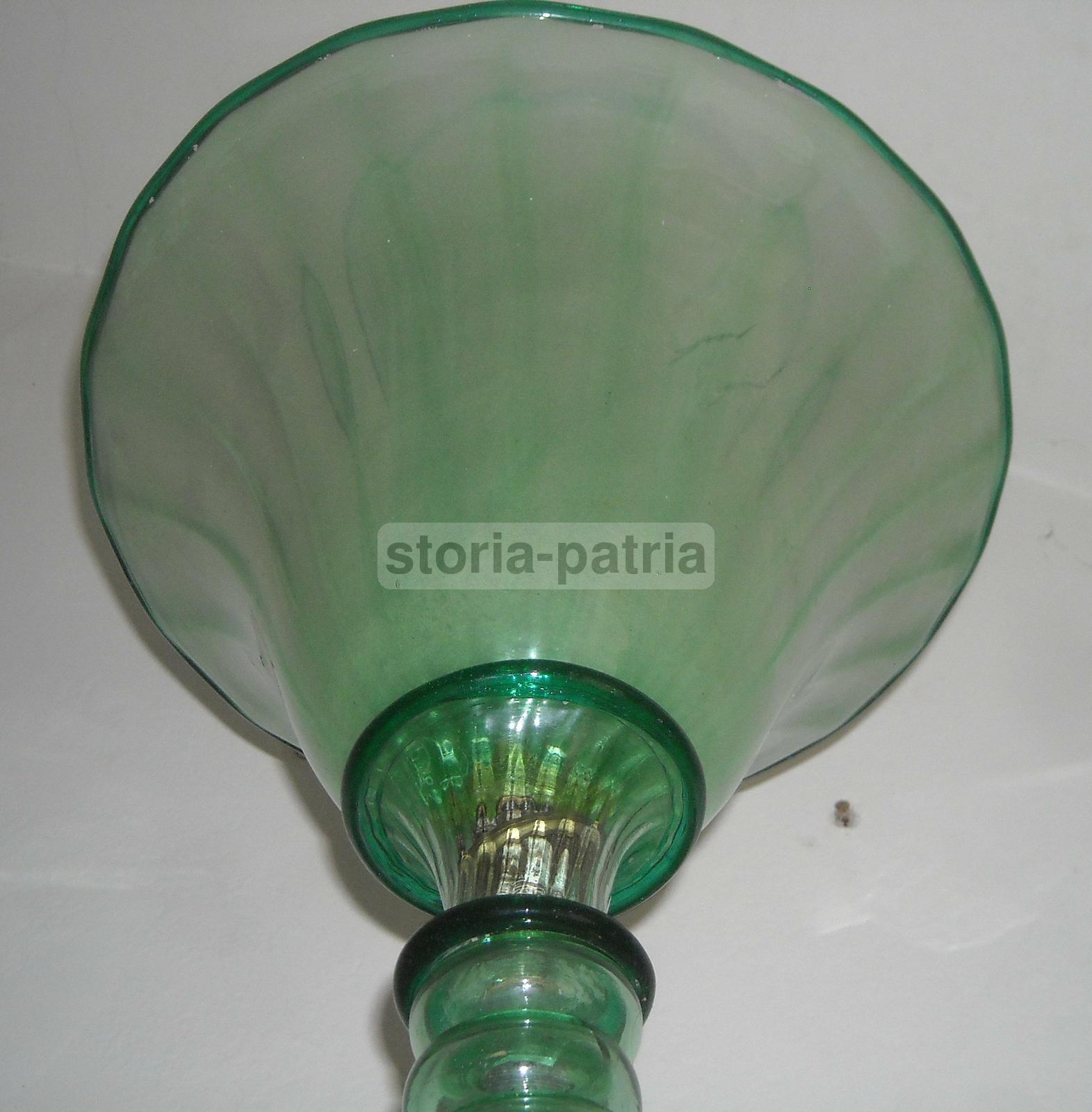 Modernariato, Design, Decorativa Lampada d'Epoca, Piantana In Vetro, Murano, Art Deco immagine 22