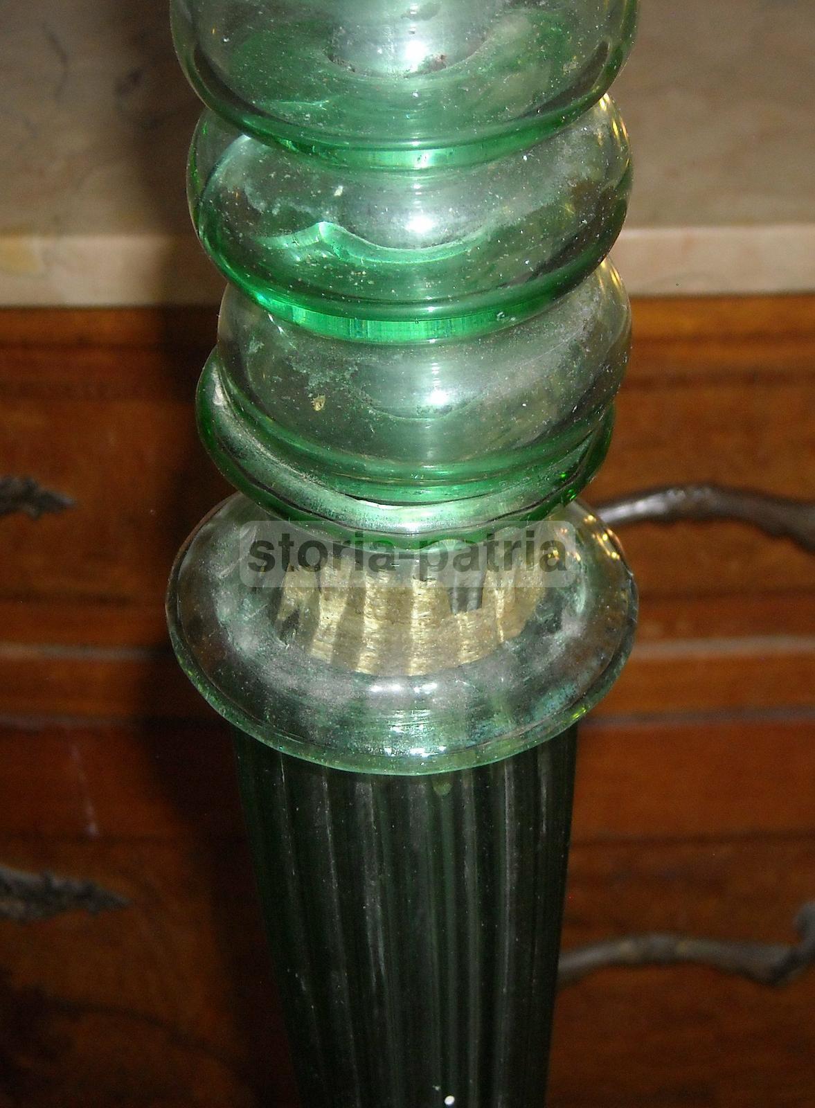 Modernariato, Design, Decorativa Lampada d'Epoca, Piantana In Vetro, Murano, Art Deco immagine 23