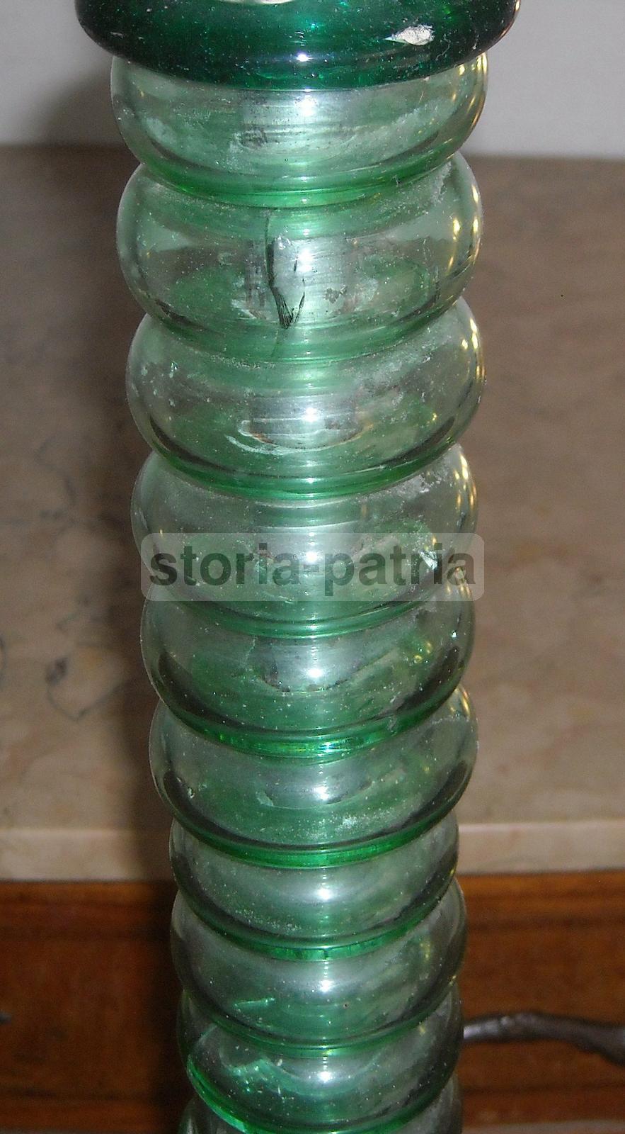 Modernariato, Design, Decorativa Lampada d'Epoca, Piantana In Vetro, Murano, Art Deco immagine 24