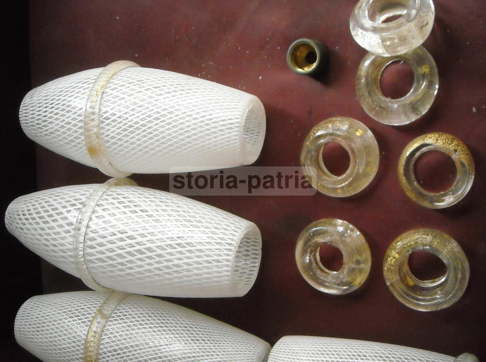 Modernariato, Design, Decorativa Lampada d'Epoca, Piantana In Vetro, Utilissima immagine 3