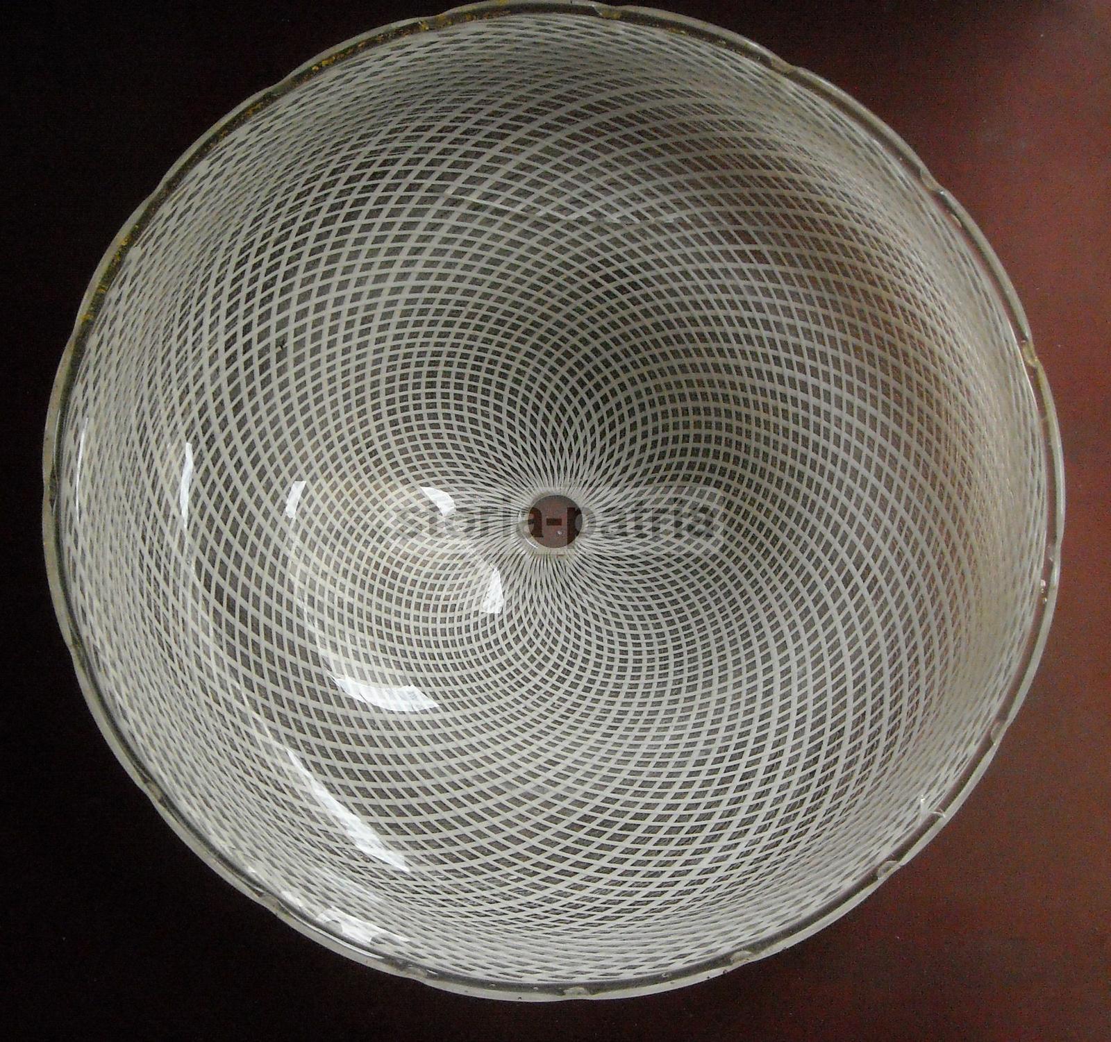 Modernariato, Design, Decorativa Lampada d'Epoca, Piantana In Vetro, Utilissima immagine 4