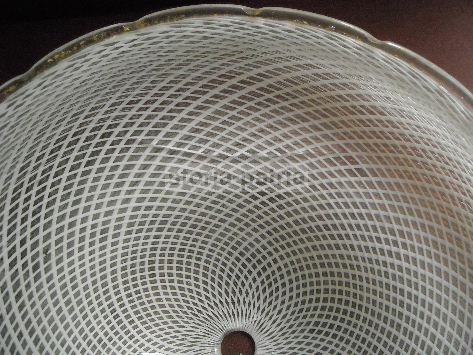 Modernariato, Design, Decorativa Lampada d'Epoca, Piantana In Vetro, Utilissima immagine 5