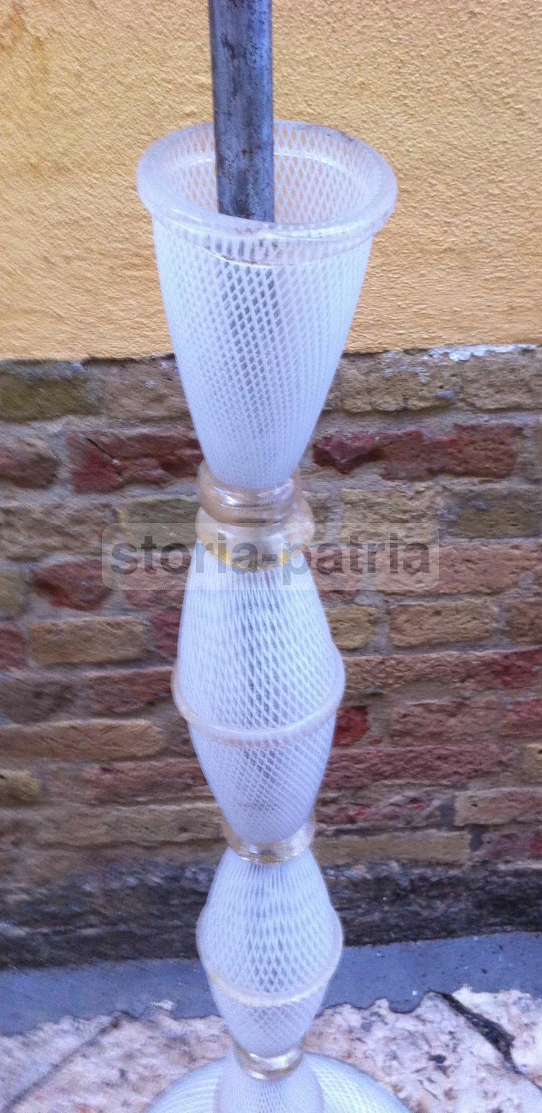 Modernariato, Design, Decorativa Lampada d'Epoca, Piantana In Vetro, Utilissima immagine 9