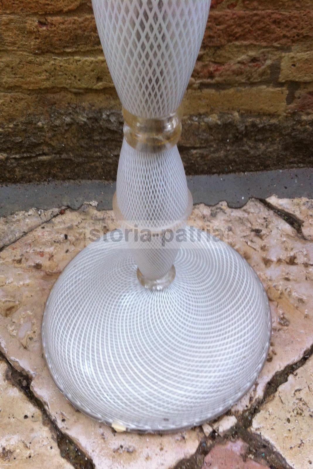 Modernariato, Design, Decorativa Lampada d'Epoca, Piantana In Vetro, Utilissima immagine 10