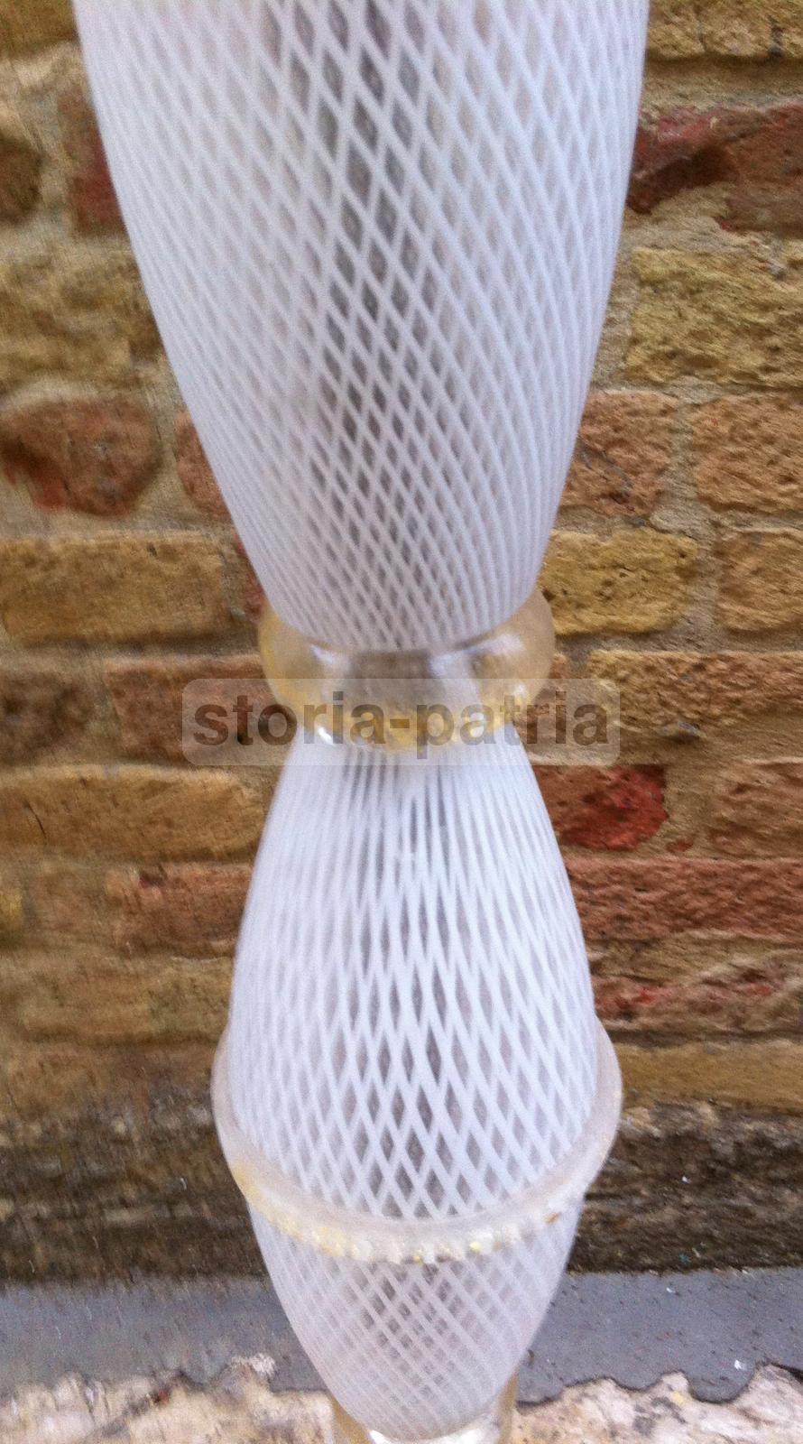 Modernariato, Design, Decorativa Lampada d'Epoca, Piantana In Vetro, Utilissima immagine 12