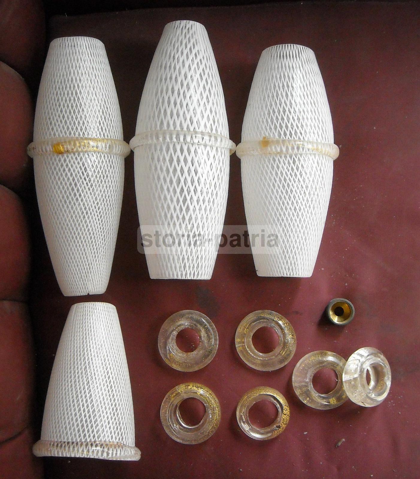 Modernariato, Design, Decorativa Lampada d'Epoca, Piantana In Vetro, Utilissima immagine 14