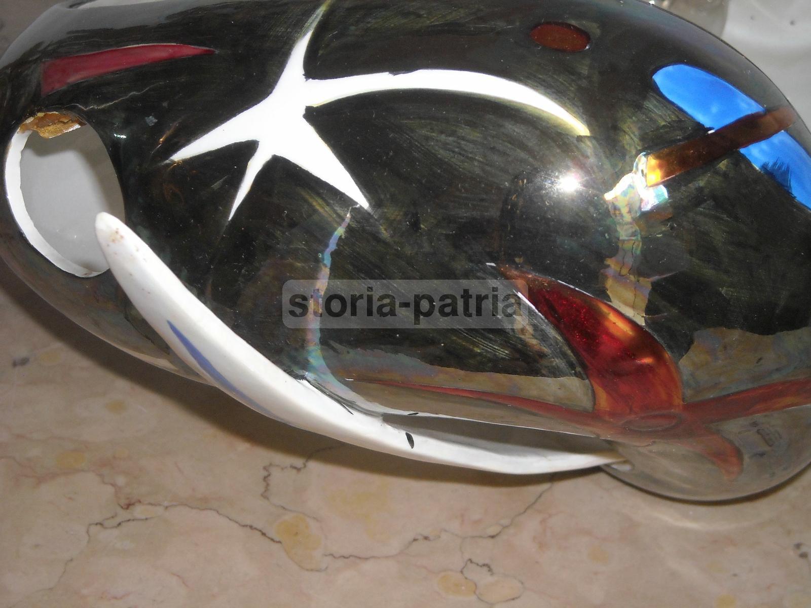 Modernariato, Design, Inusuale Artistico Lampadario, Marostica, Alcyone, Ceramica immagine 16