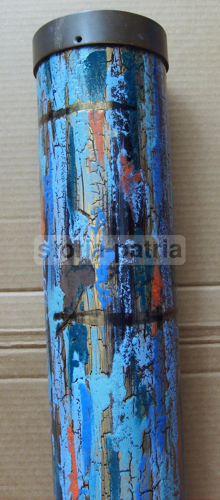 Modernariato, Design, Inusuale Lampada In Rame Smaltato, Decorativa, Da Collezione immagine 8