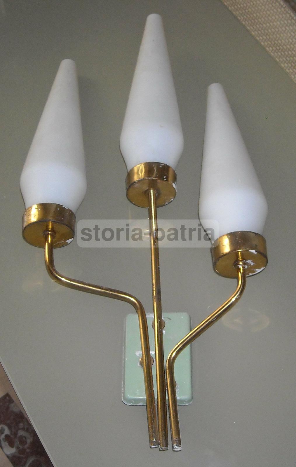 Modernariato, Design, Lampada Da Collezione, Decorativa Applique, Anni 50 60, Utile immagine 3