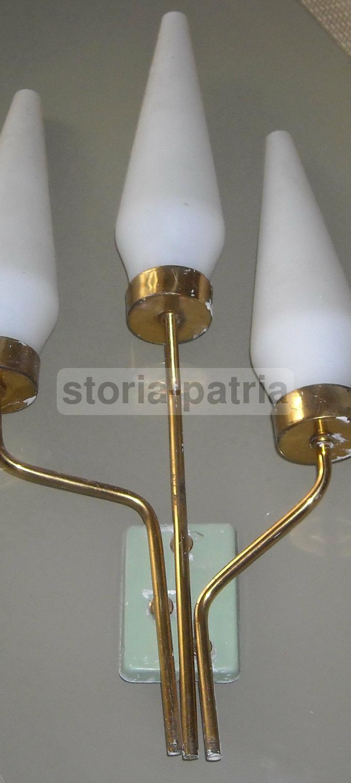 Modernariato, Design, Lampada Da Collezione, Decorativa Applique, Anni 50 60, Utile immagine 4