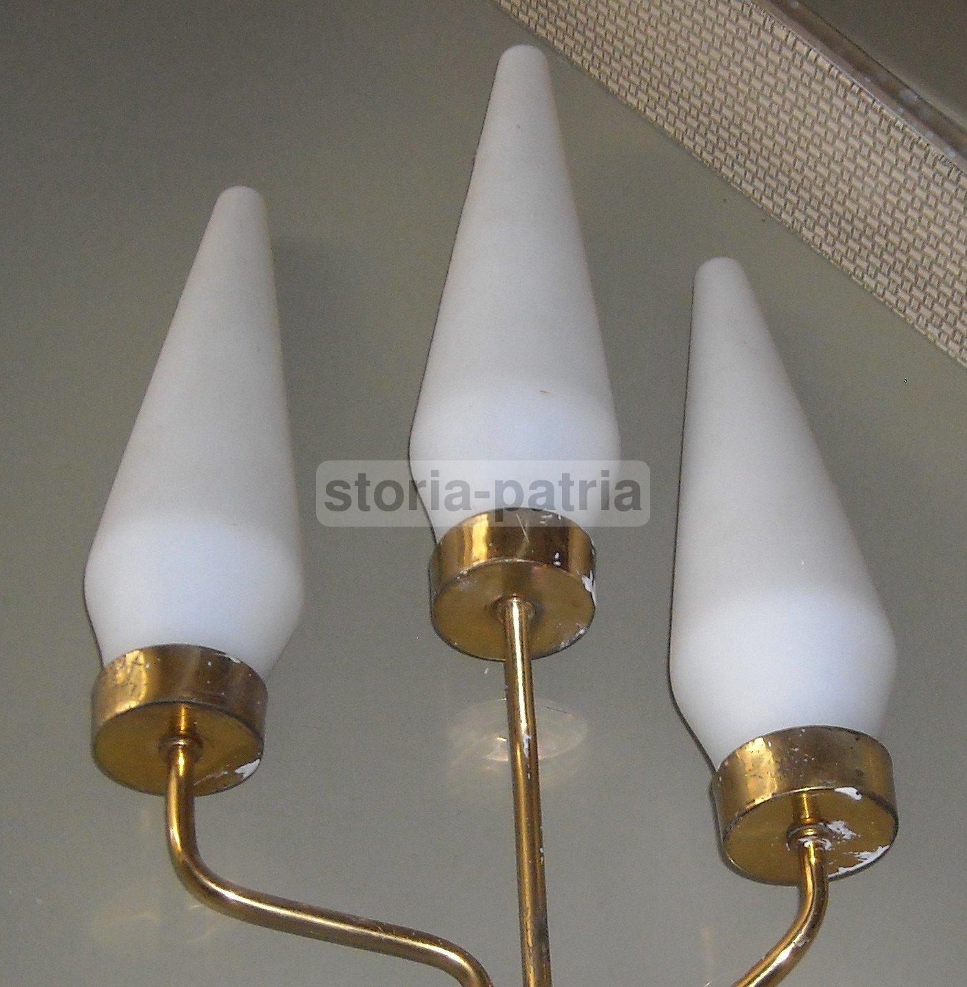 Modernariato, Design, Lampada Da Collezione, Decorativa Applique, Anni 50 60, Utile immagine 5