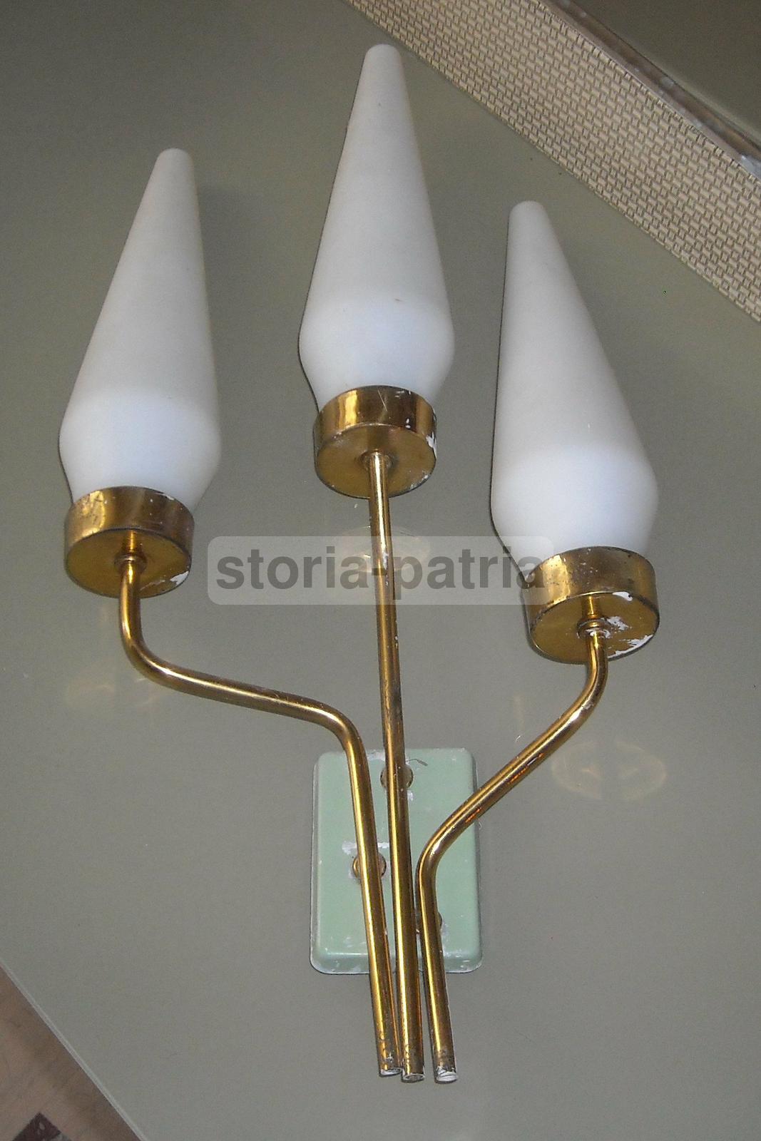 Modernariato, Design, Lampada Da Collezione, Decorativa Applique, Anni 50 60, Utile immagine 6