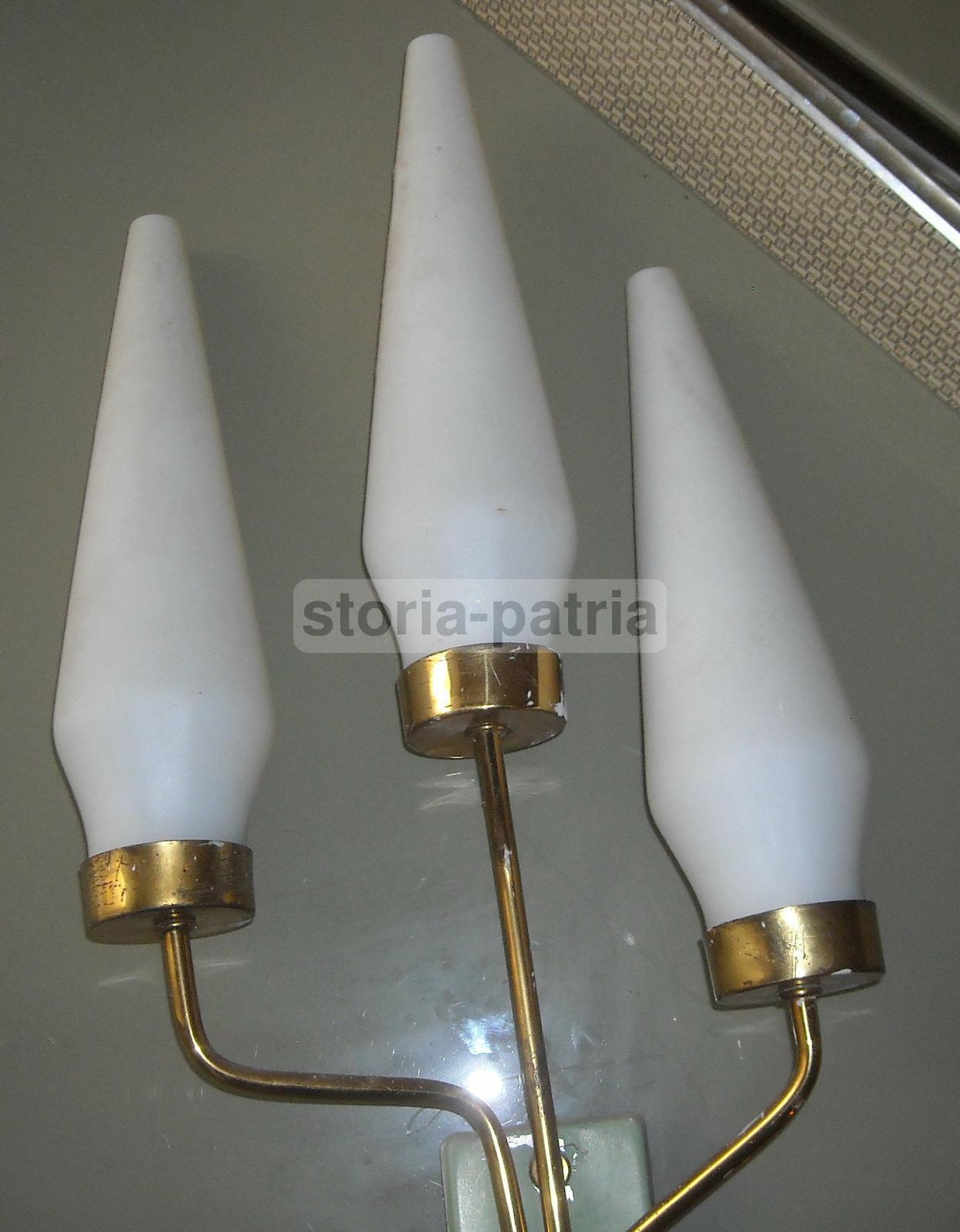 Modernariato, Design, Lampada Da Collezione, Decorativa Applique, Anni 50 60, Utile immagine 9