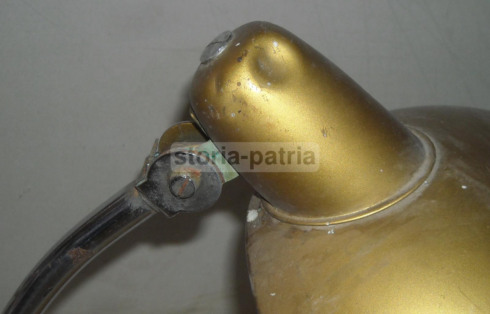 Modernariato, Design, Lampada Da Scrivania, Orientabile, In Metallo Laccato Cromato immagine 2