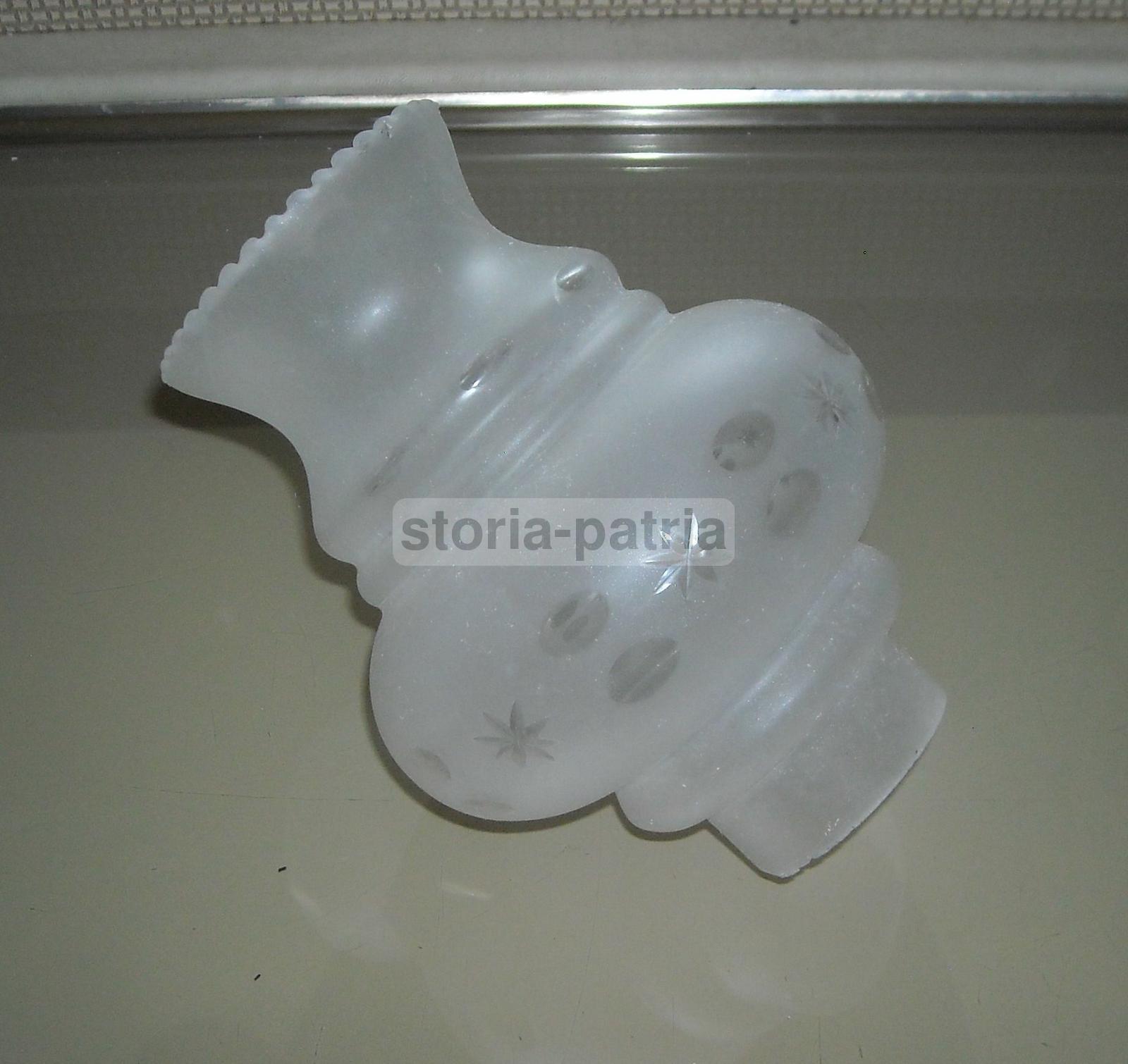 Modernariato, Design, Vetri d'Epoca, Coppa Per Lampada Lampadario, Utile, Decorativa immagine 2