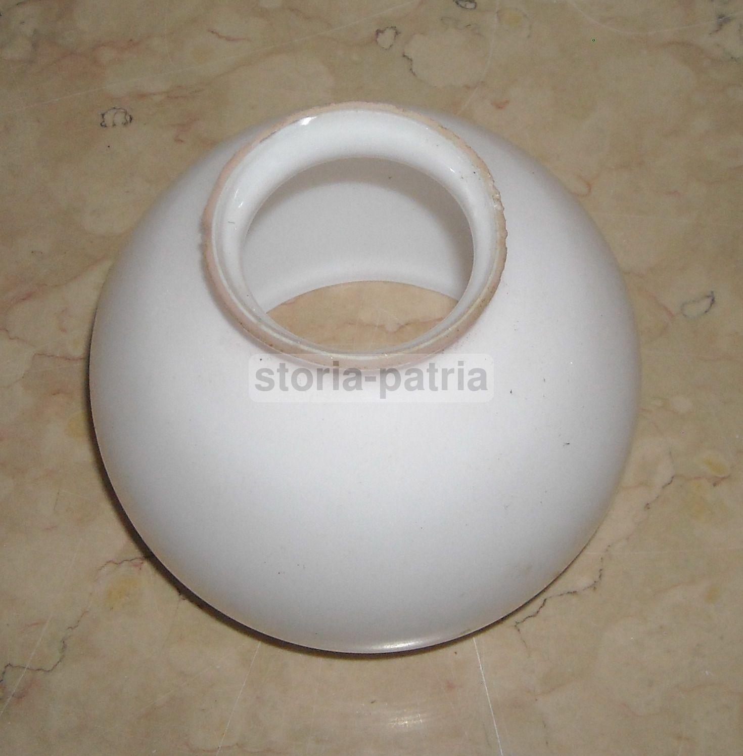 Pregevole Coppa Per Lampada O Lampadario, d'Epoca, Vetro Globulare Bianco Rosato immagine 4