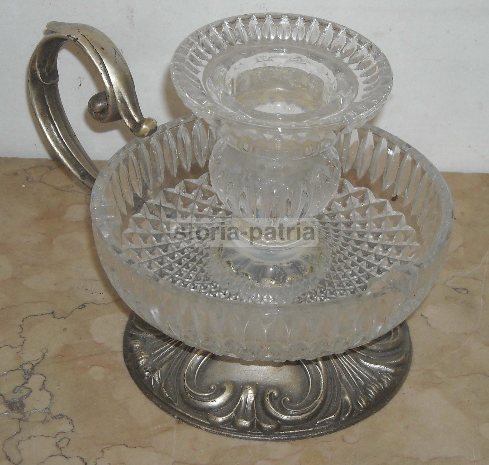 Pregevole Soprammobile, Bugia Porta Candela, Artistico Modellato, Vetro Posacenere immagine 2