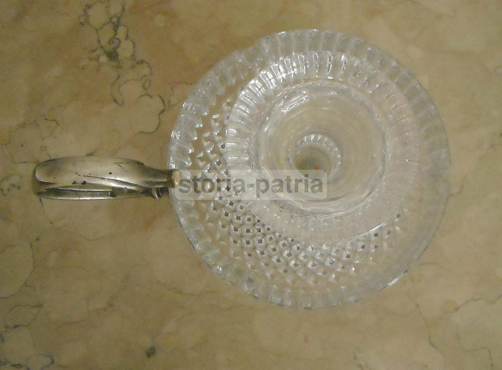 Pregevole Soprammobile, Bugia Porta Candela, Artistico Modellato, Vetro Posacenere immagine 5