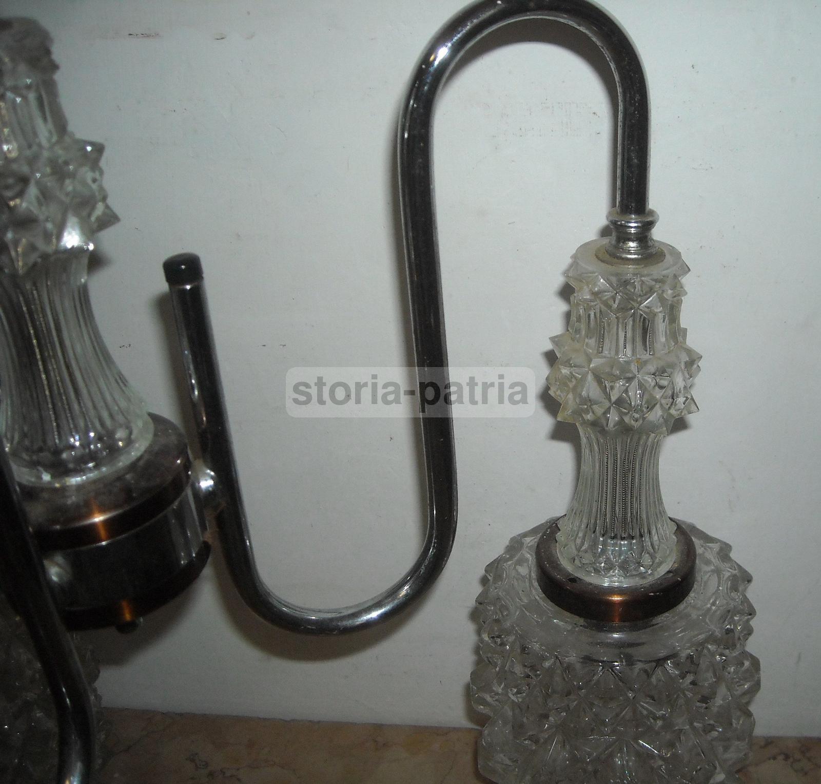 Suggestivo Lampadario d'Epoca, Modernariato, Design, Magnifici Vetri, Decorativo immagine 5