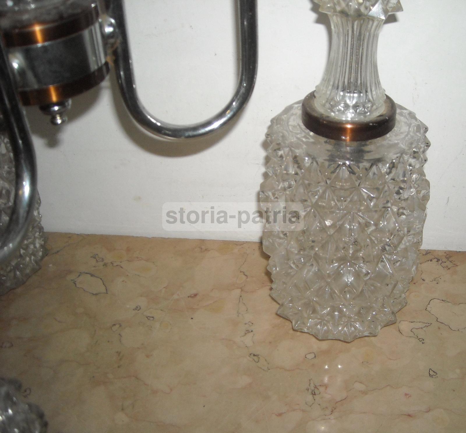 Suggestivo Lampadario d'Epoca, Modernariato, Design, Magnifici Vetri, Decorativo immagine 7